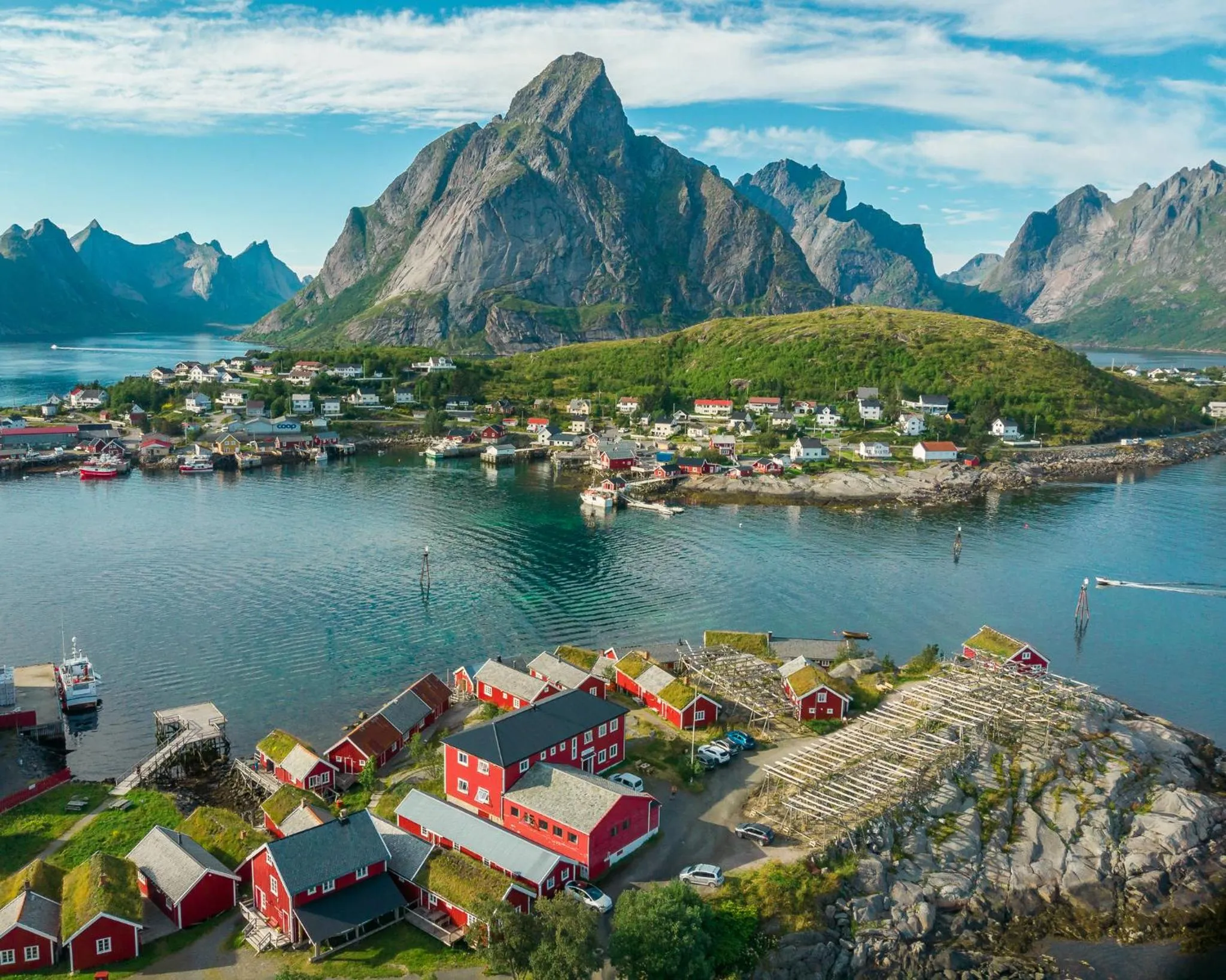 Property building in Reine Rorbuer - by Classic Norway Hotels