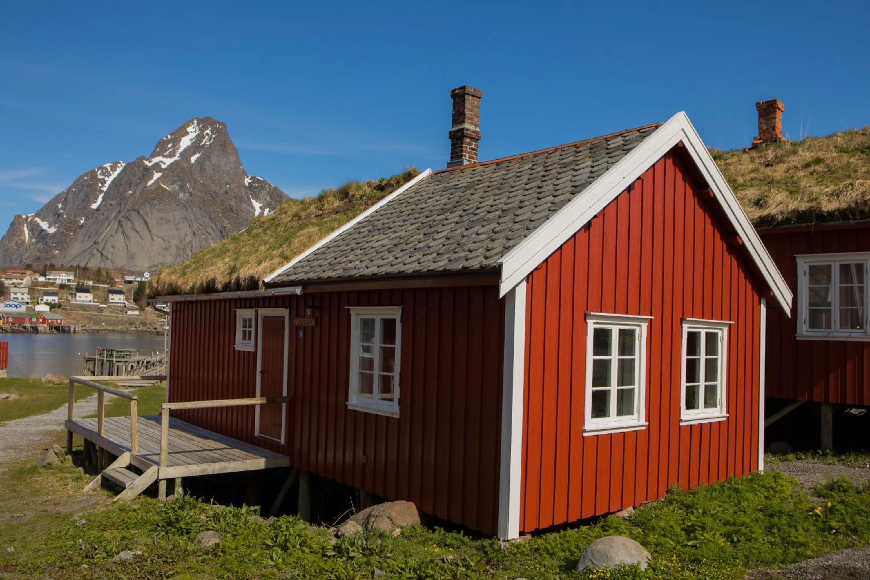 Property building in Reine Rorbuer - by Classic Norway Hotels