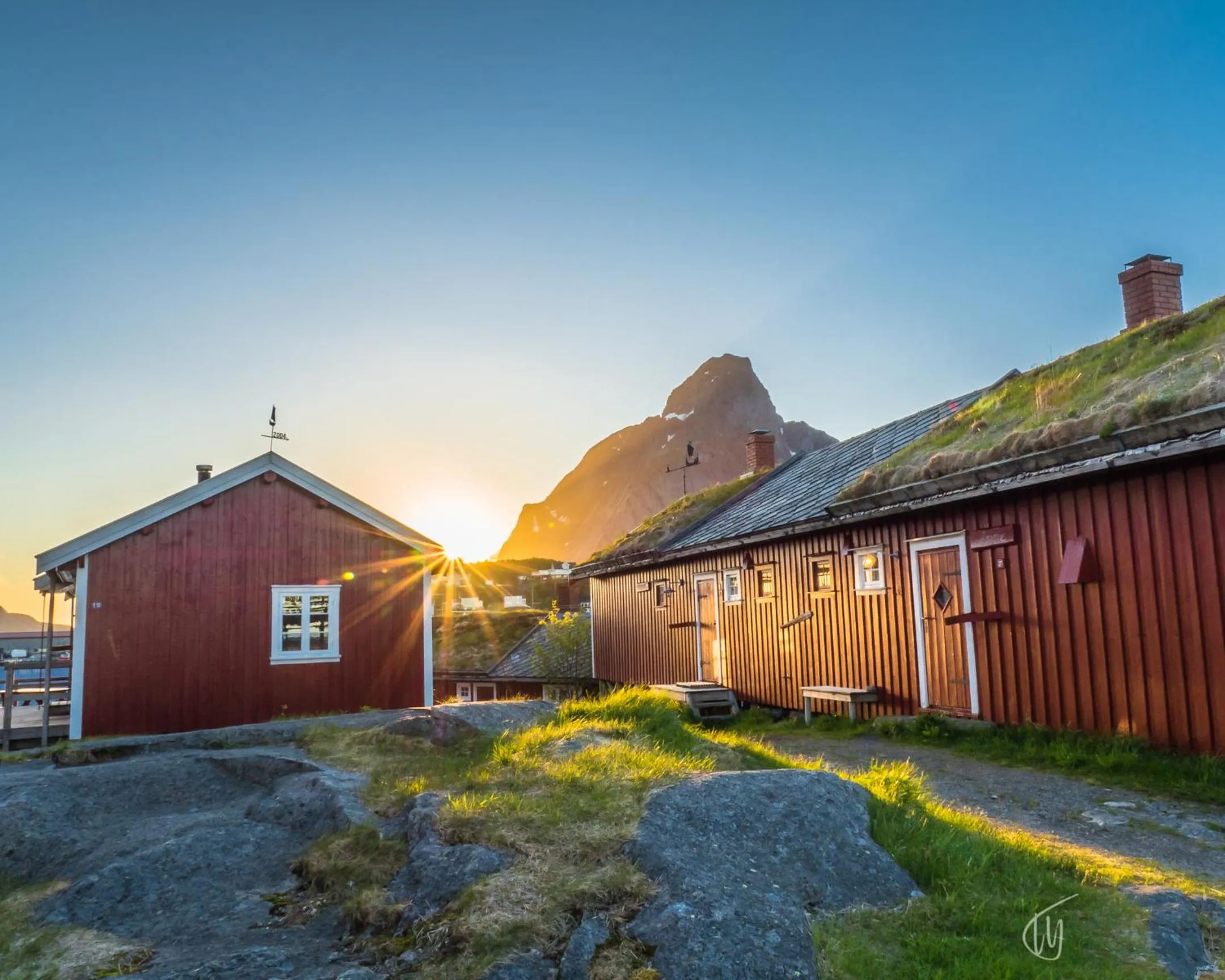 Property building in Reine Rorbuer - by Classic Norway Hotels