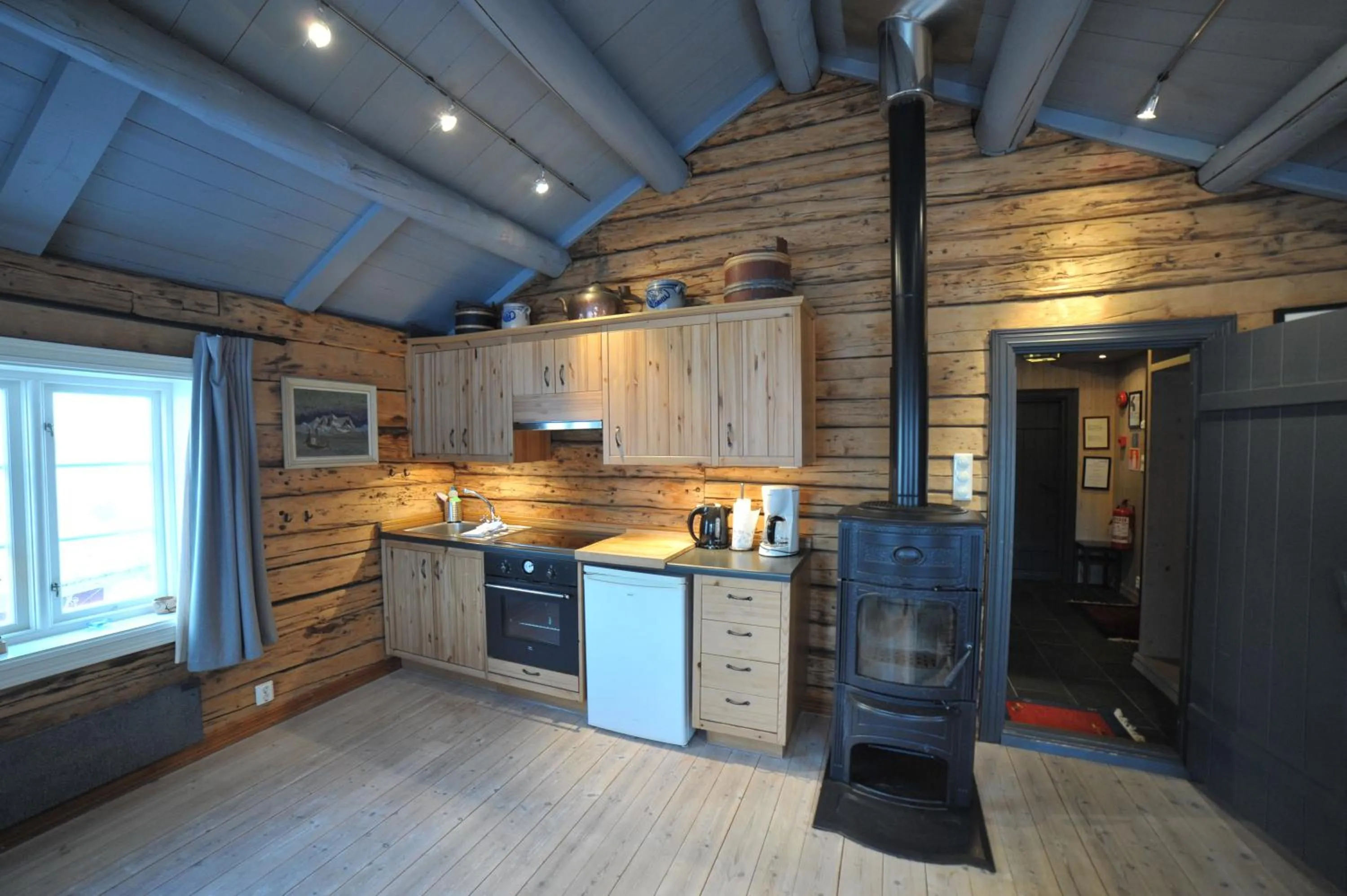 Coffee/tea facilities in Reine Rorbuer - by Classic Norway Hotels