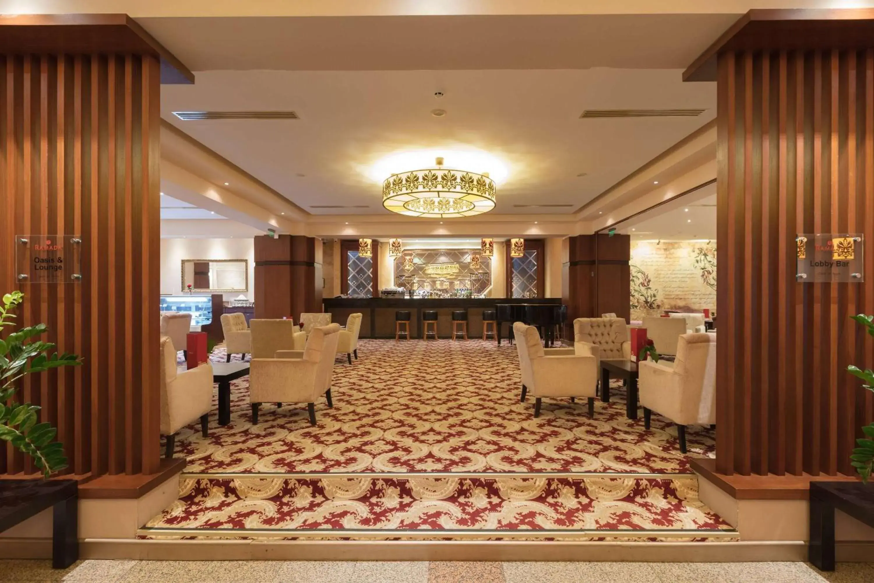 Lobby or reception in Ramada by Wyndham Sofia City Center Lobby or reception in Ramada by Wyndham Sofia City Center