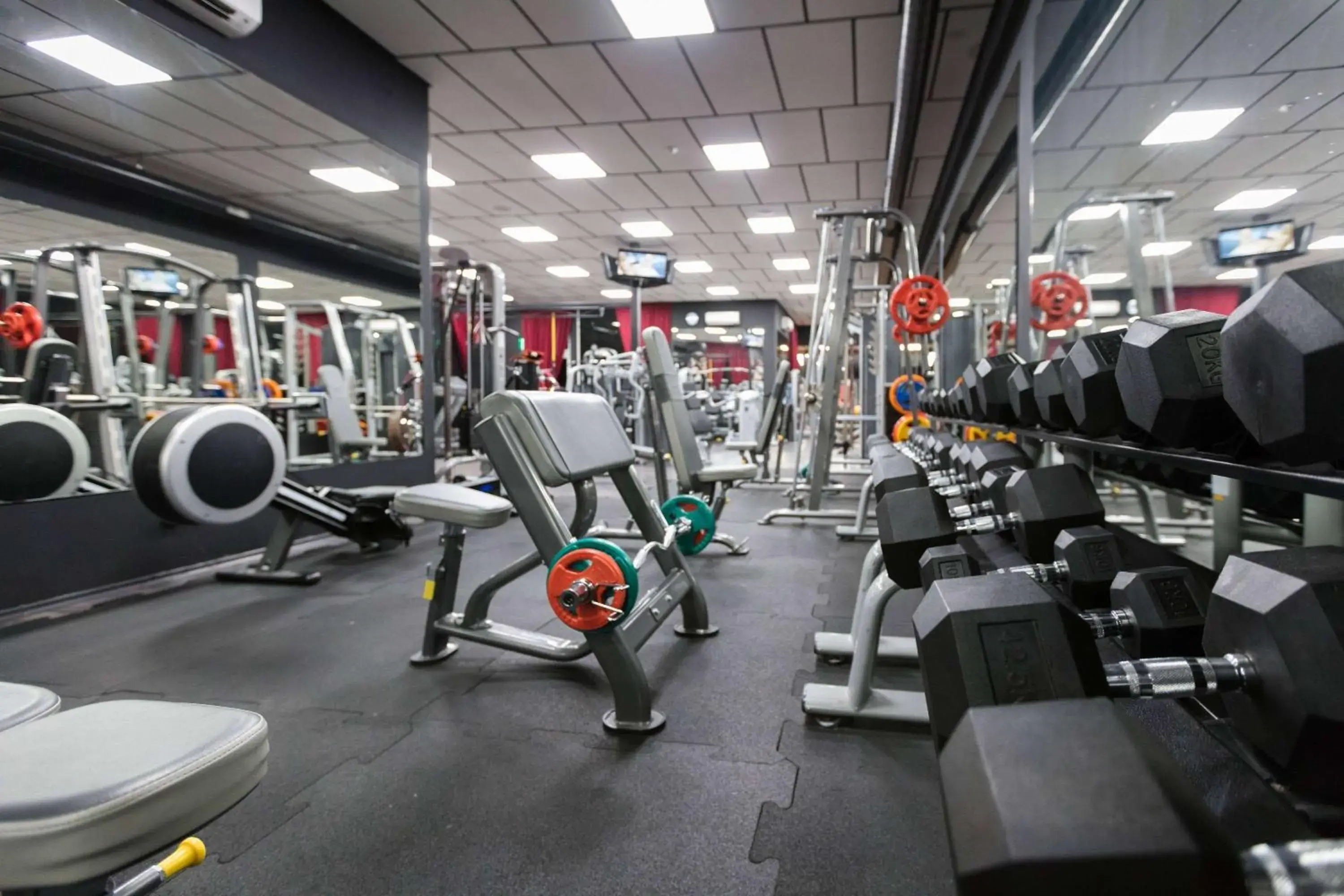 Fitness centre/facilities in Ramada by Wyndham Sofia City Center Fitness centre/facilities in Ramada by Wyndham Sofia City Center
