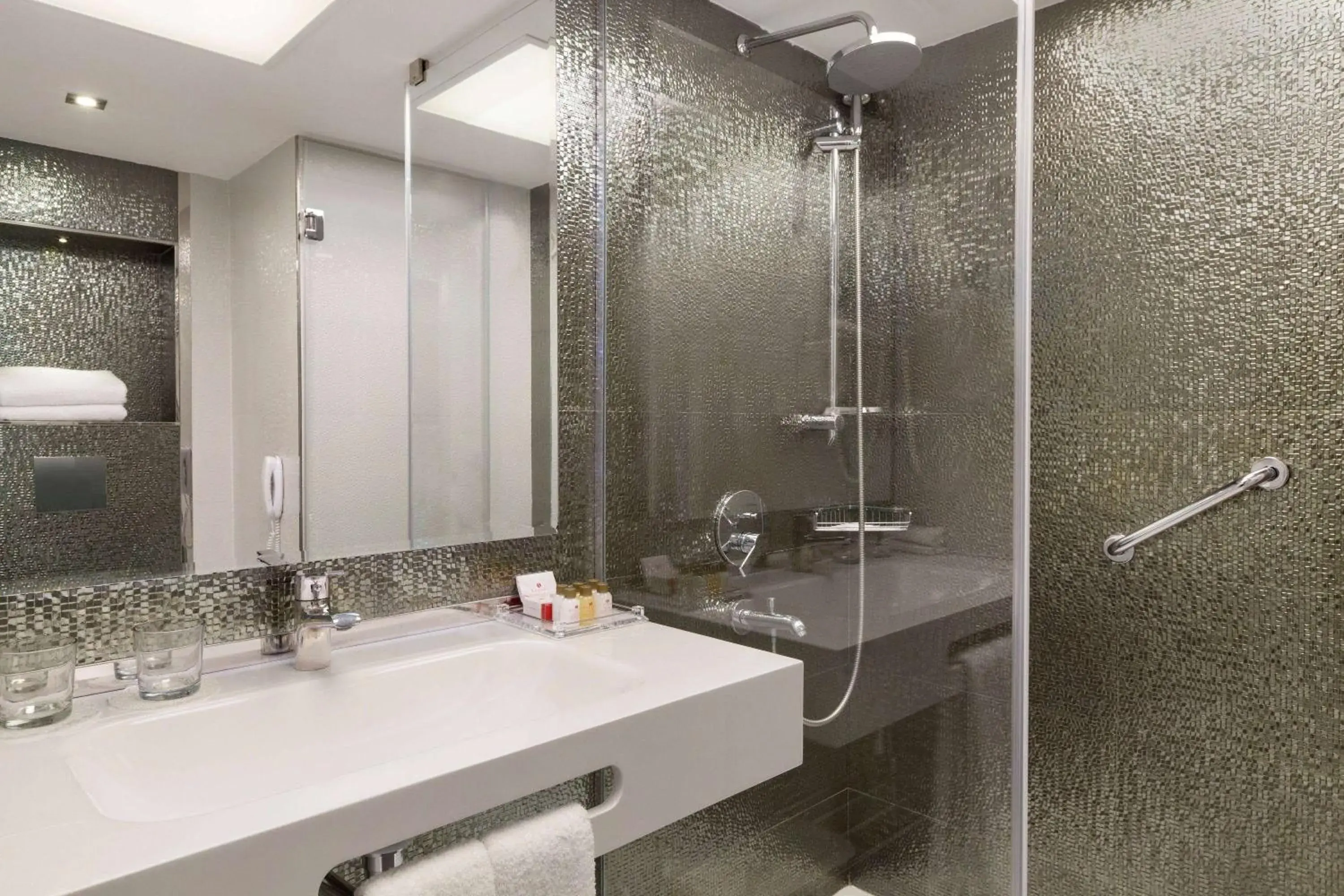 Bathroom in Ramada by Wyndham Sofia City Center Bathroom in Ramada by Wyndham Sofia City Center