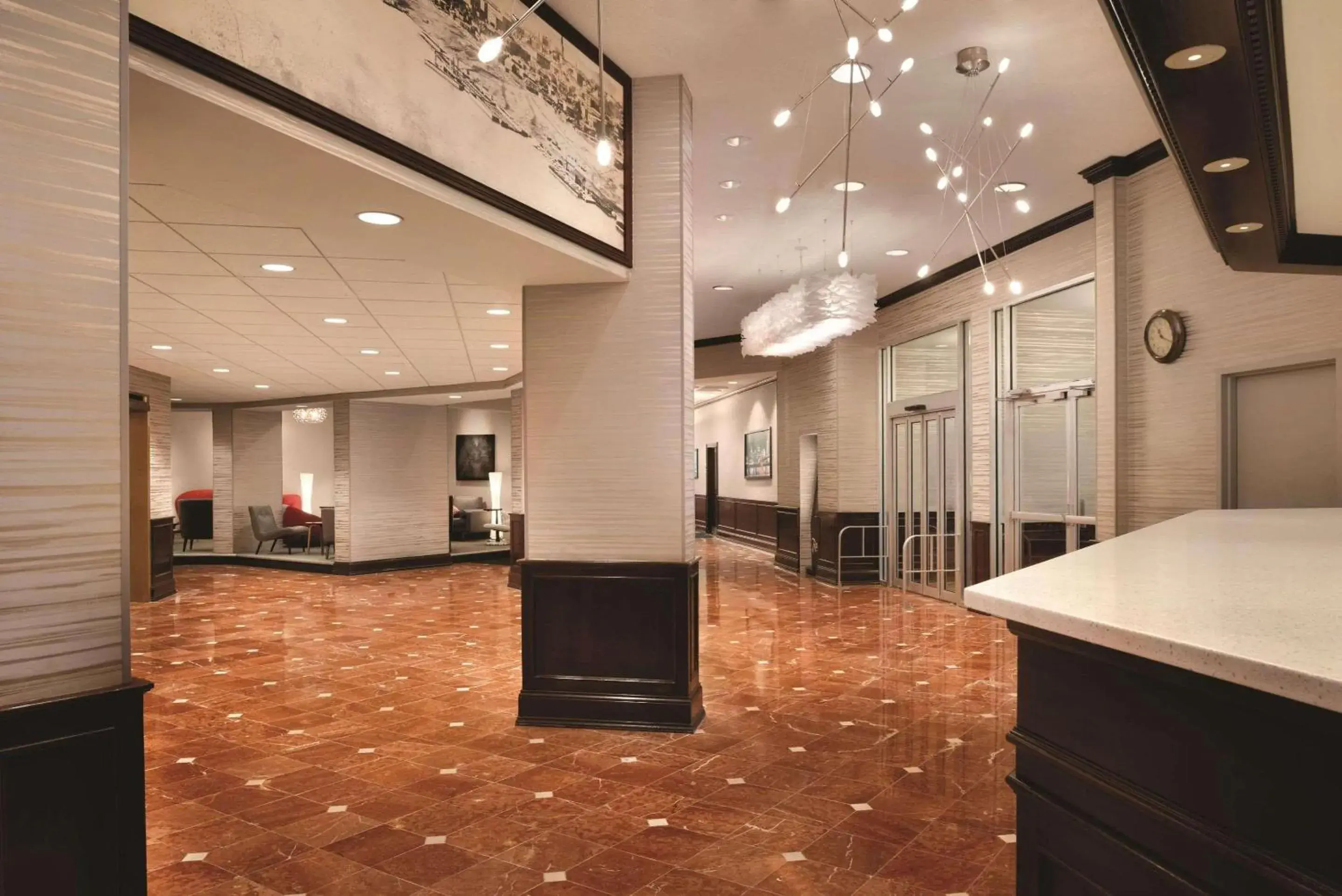 Lobby or reception in Radisson Hotel Cincinnati Riverfront Lobby or reception in Radisson Hotel Cincinnati Riverfront