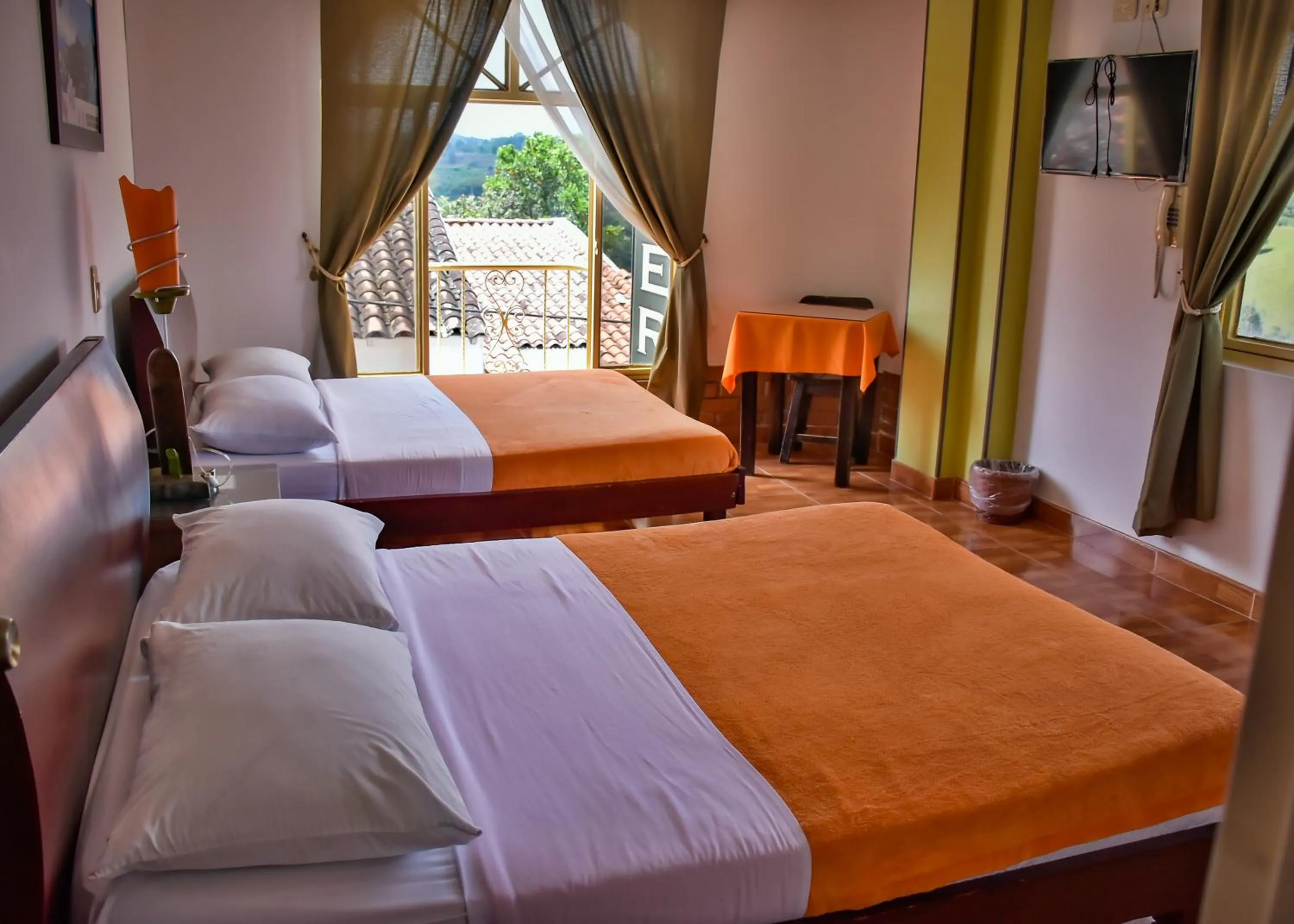 Bed in Hotel La Terraza