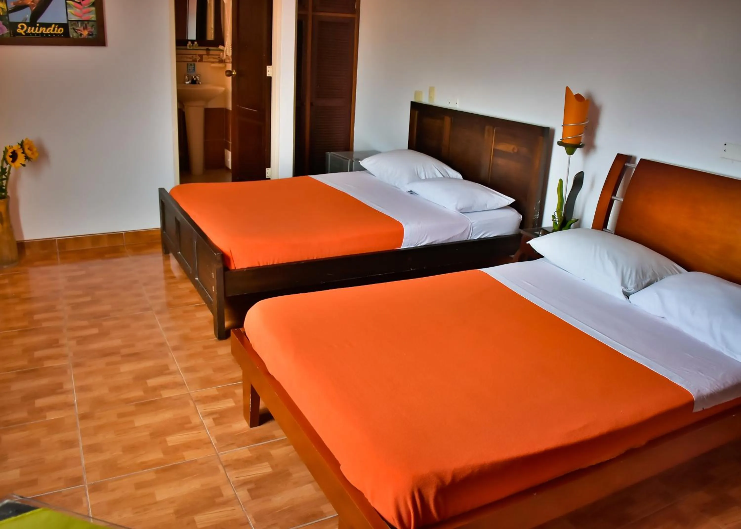 Bed in Hotel La Terraza