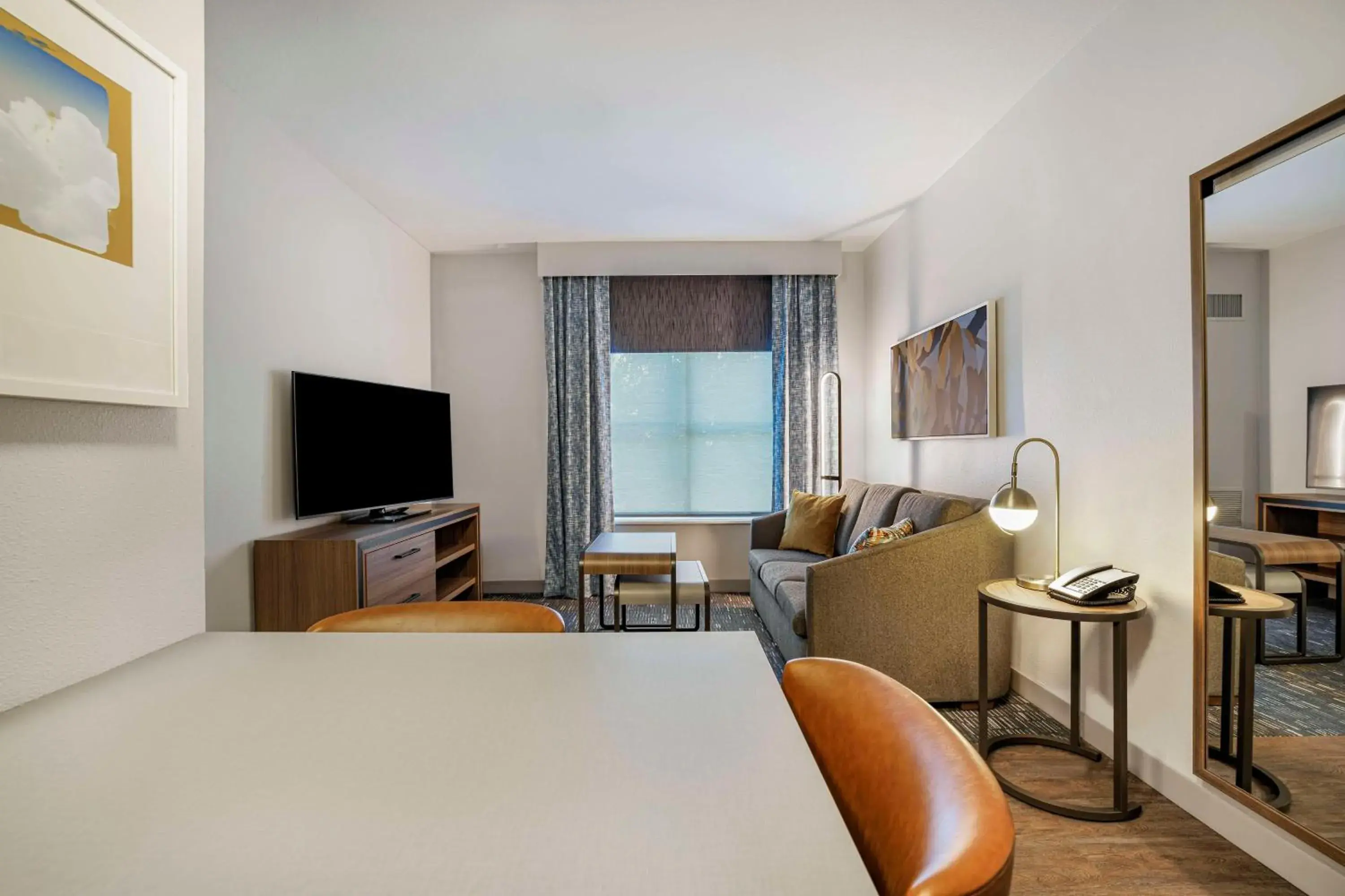 King Suite with Accessible Tub - Mobility and Hearing Access/Non-Smoking in Homewood Suites by Hilton Plano-Richardson King Suite with Accessible Tub - Mobility and Hearing Access/Non-Smoking in Homewood Suites by Hilton Plano-Richardson