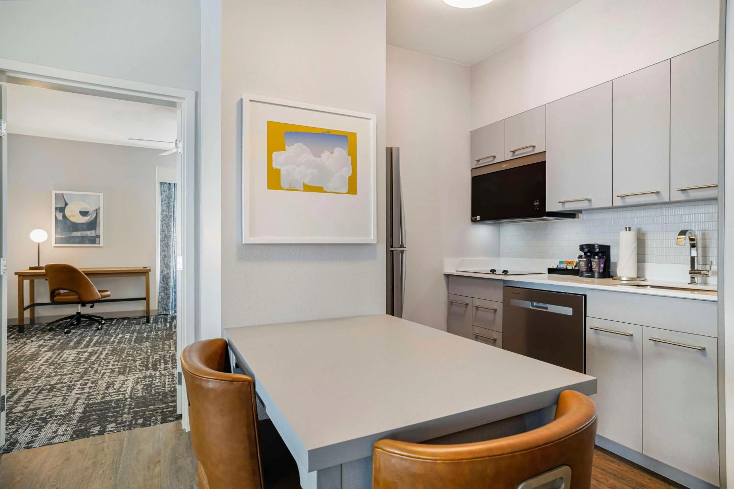 Kitchen or kitchenette in Homewood Suites by Hilton Plano-Richardson