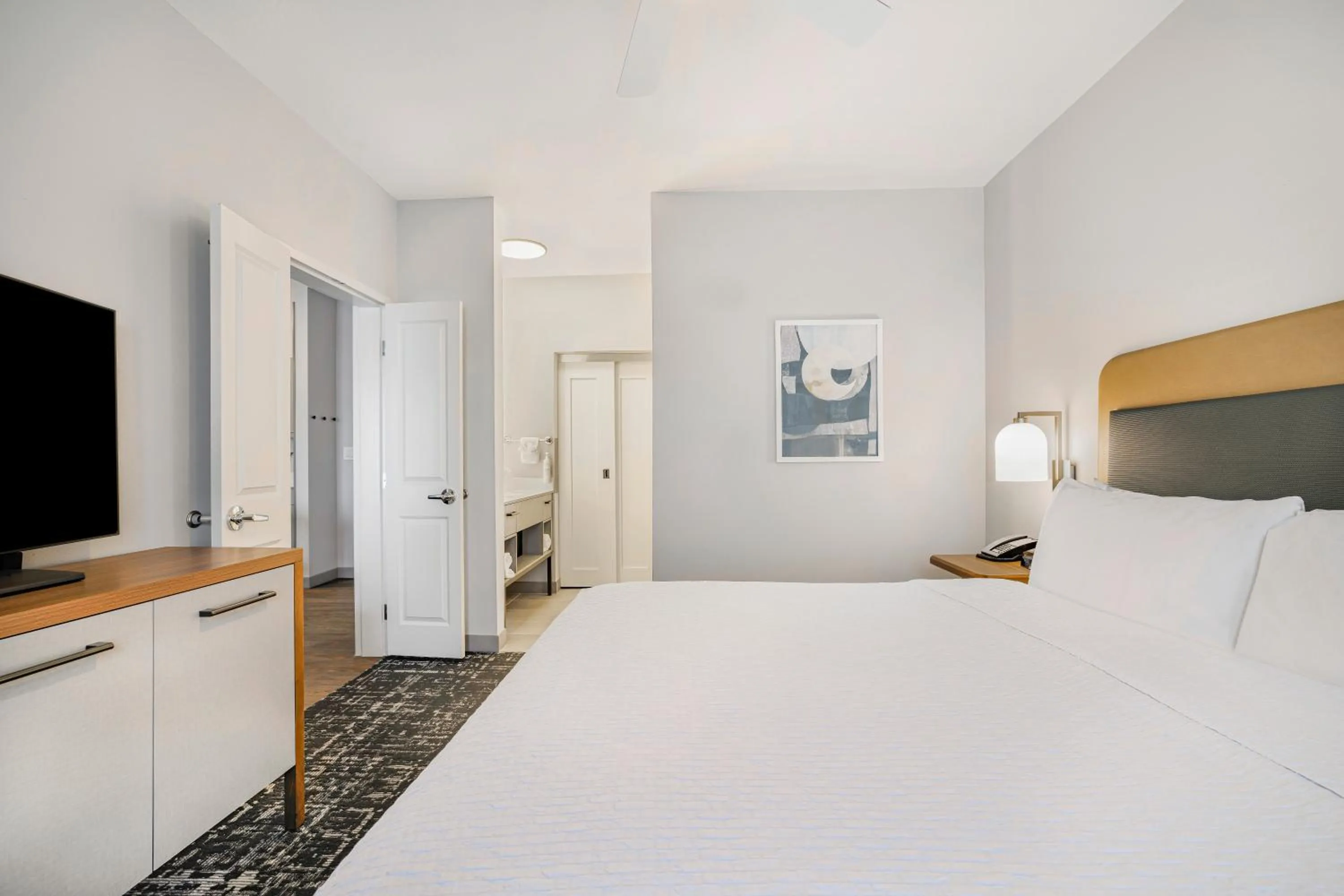 Bedroom, Bed in Homewood Suites by Hilton Plano-Richardson