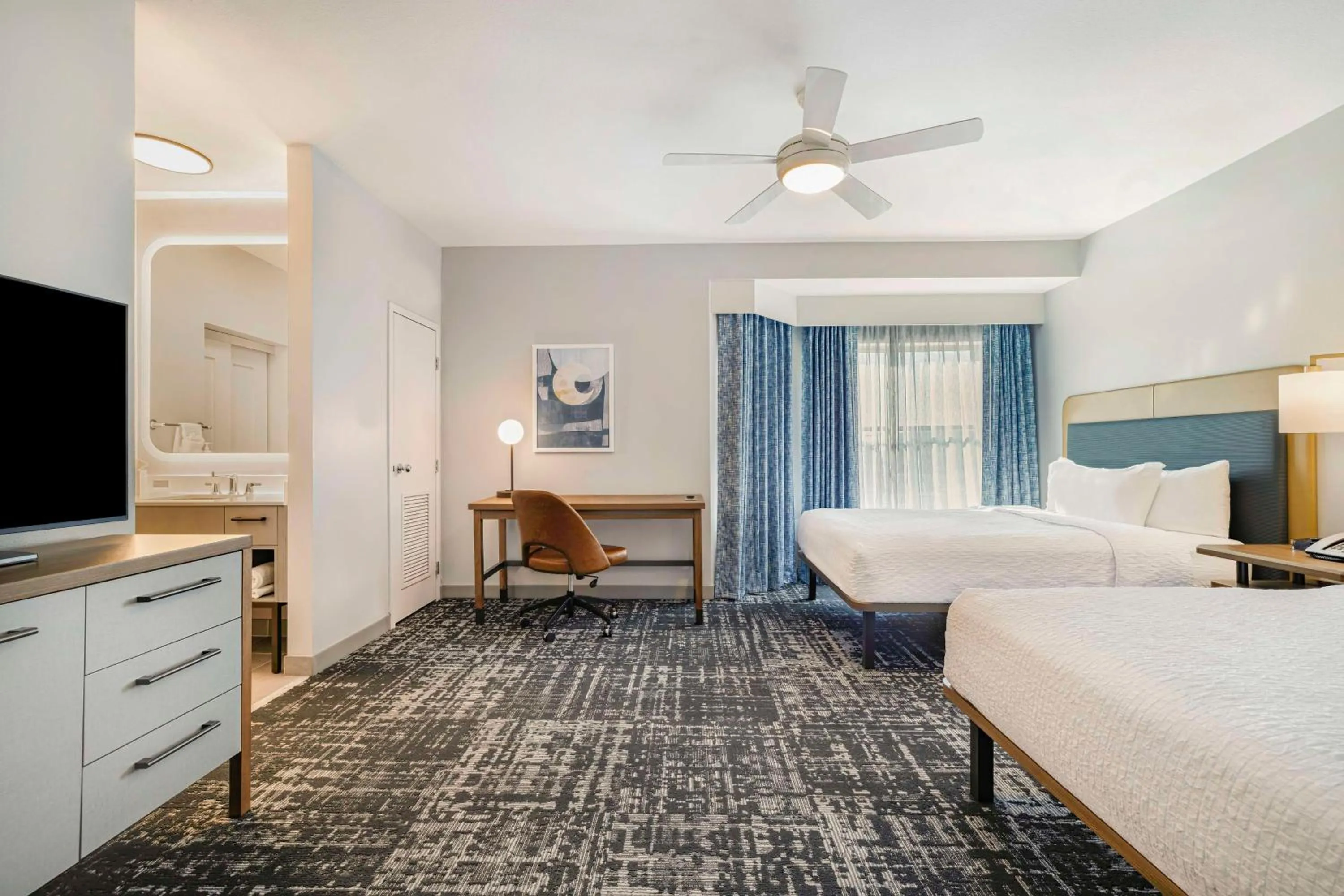 Bed in Homewood Suites by Hilton Plano-Richardson