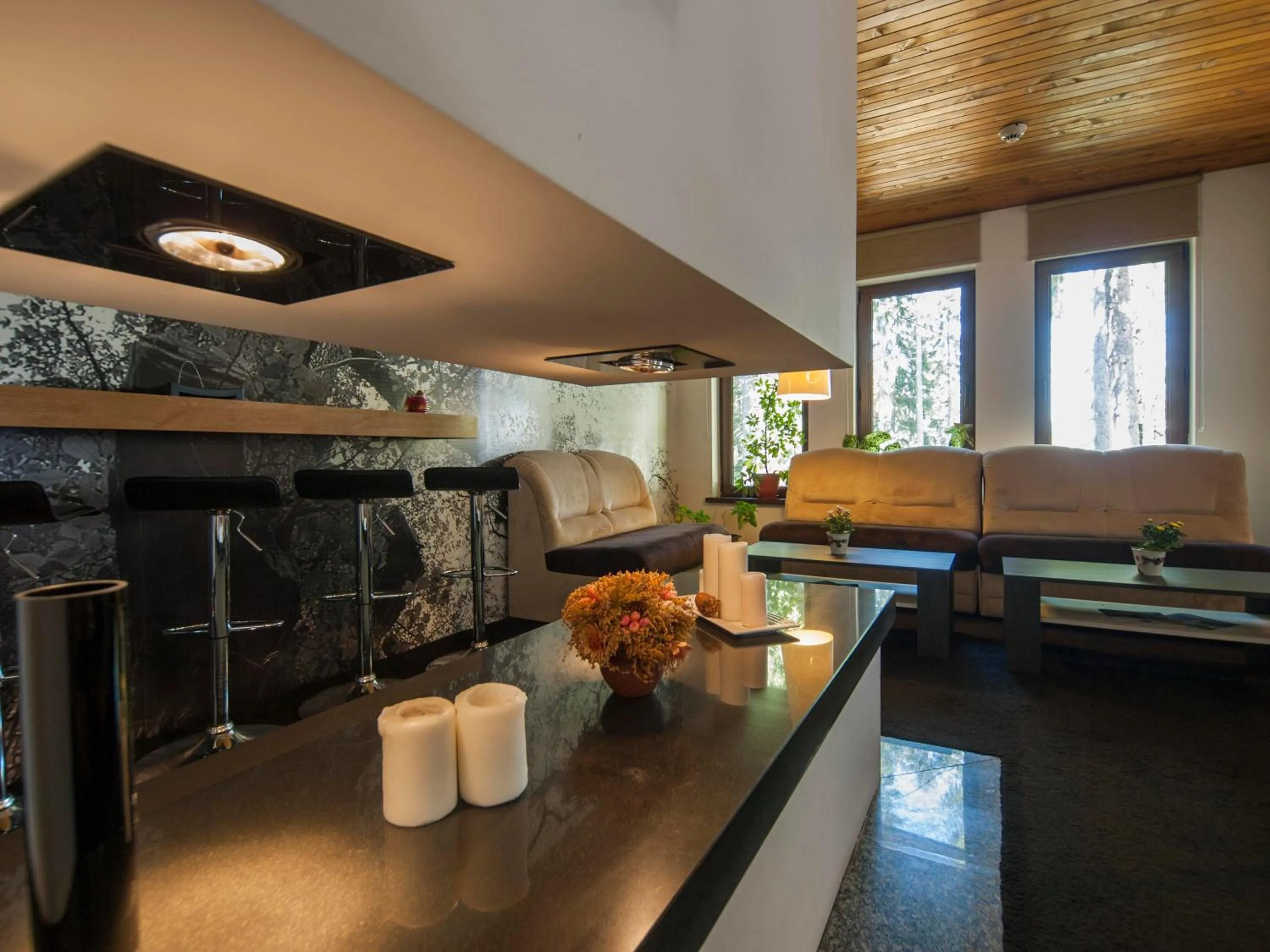 Lobby or reception in Green Life Family Apartments Pamporovo