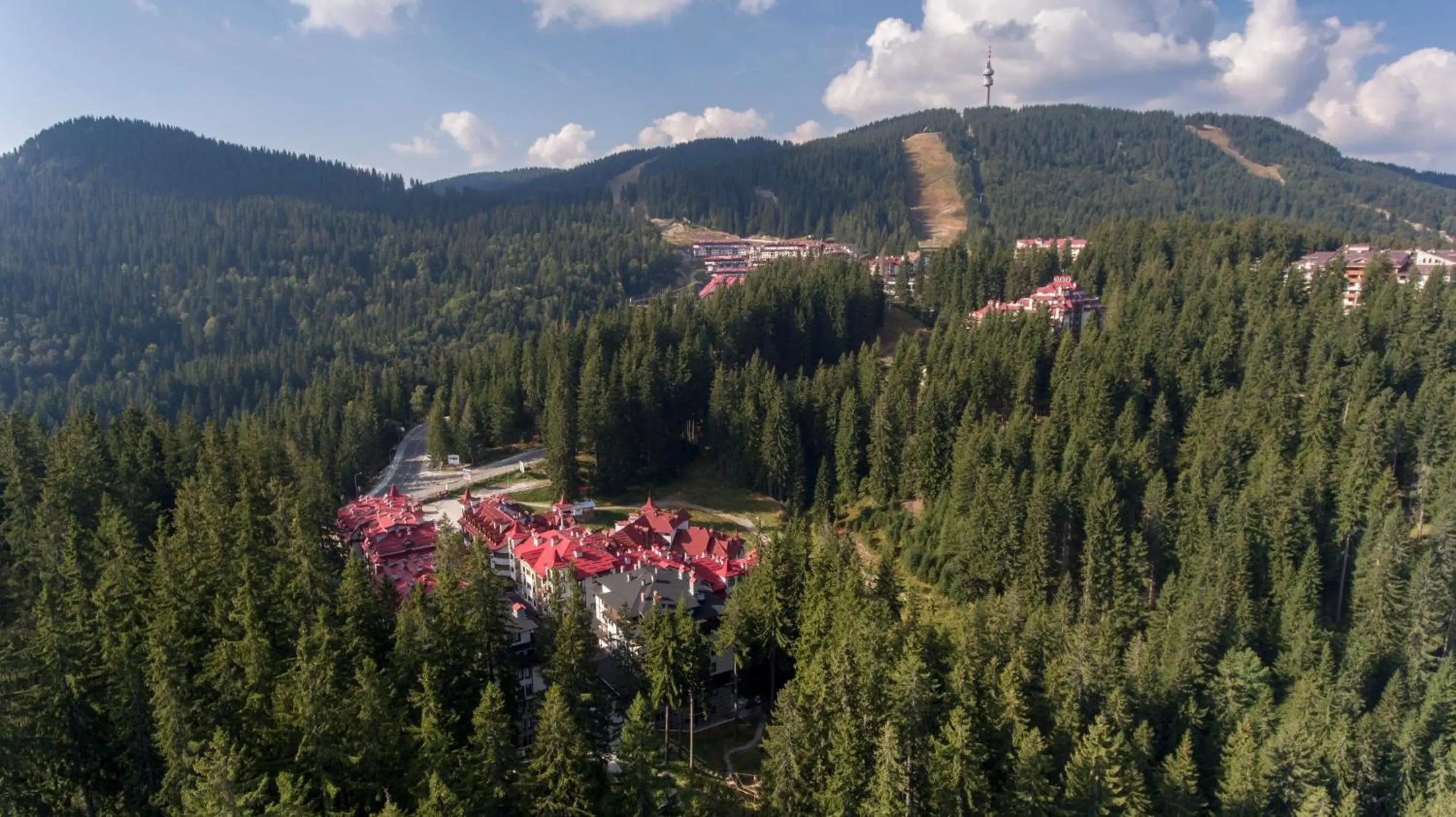 Bird's eye view in Green Life Family Apartments Pamporovo Bird's eye view in Green Life Family Apartments Pamporovo