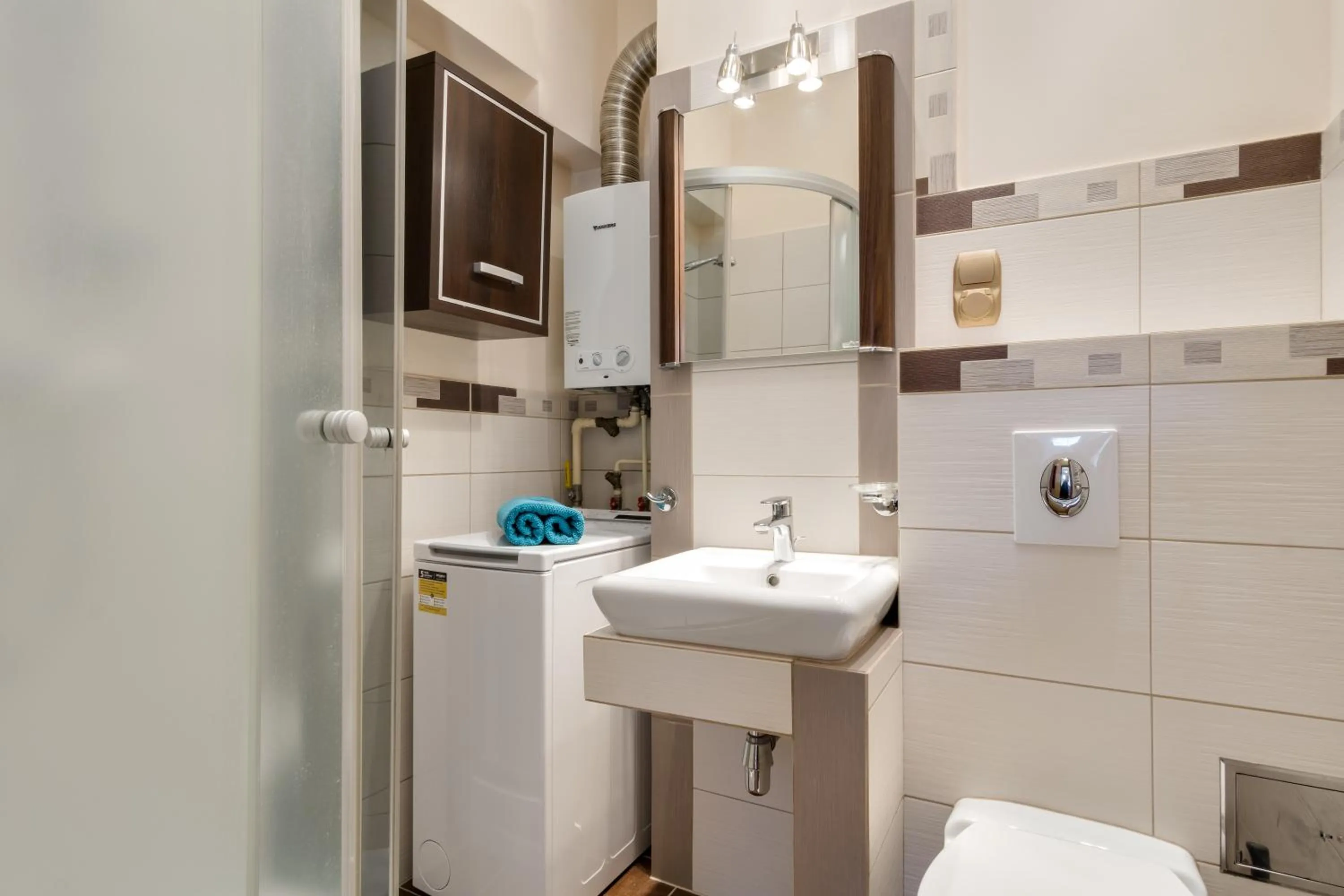 Bathroom in Elite Apartments Korzenna City Center