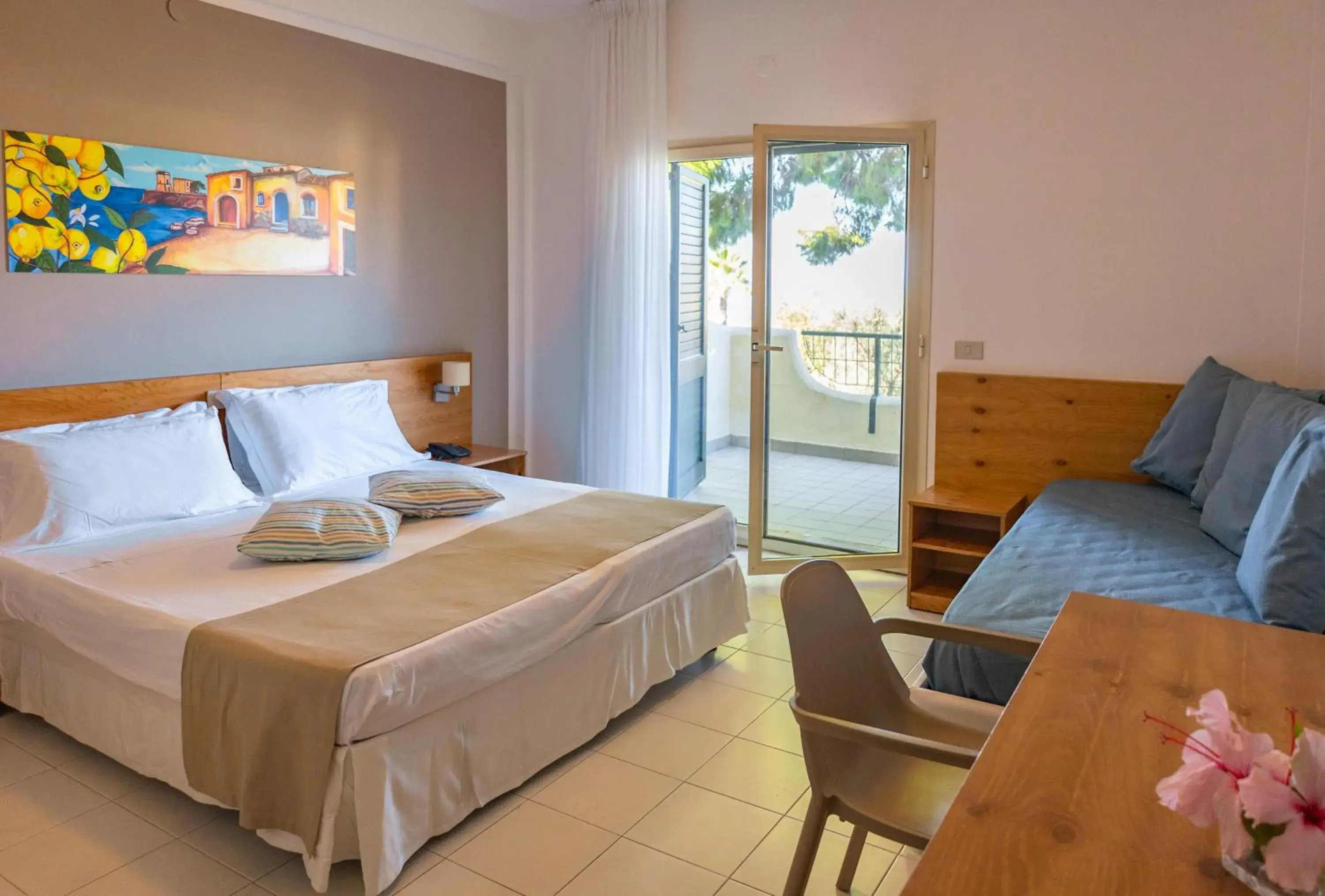 Bed in CDSHotels Terrasini - Città del Mare Bed in CDSHotels Terrasini - Città del Mare