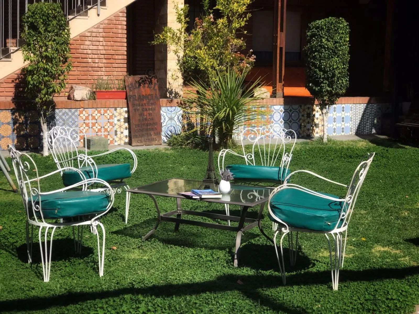 Patio in Hotel Francia