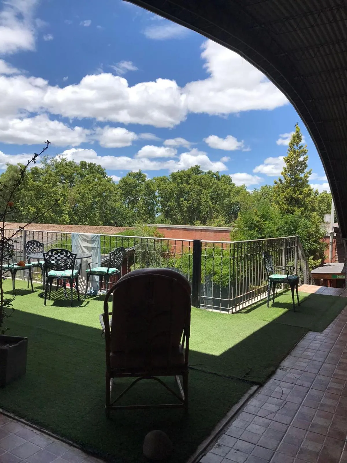 Property building in Hotel Francia