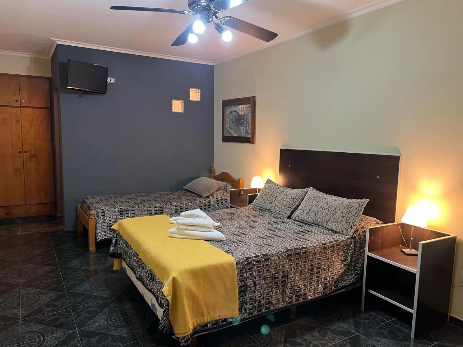 Bed in Hotel Francia