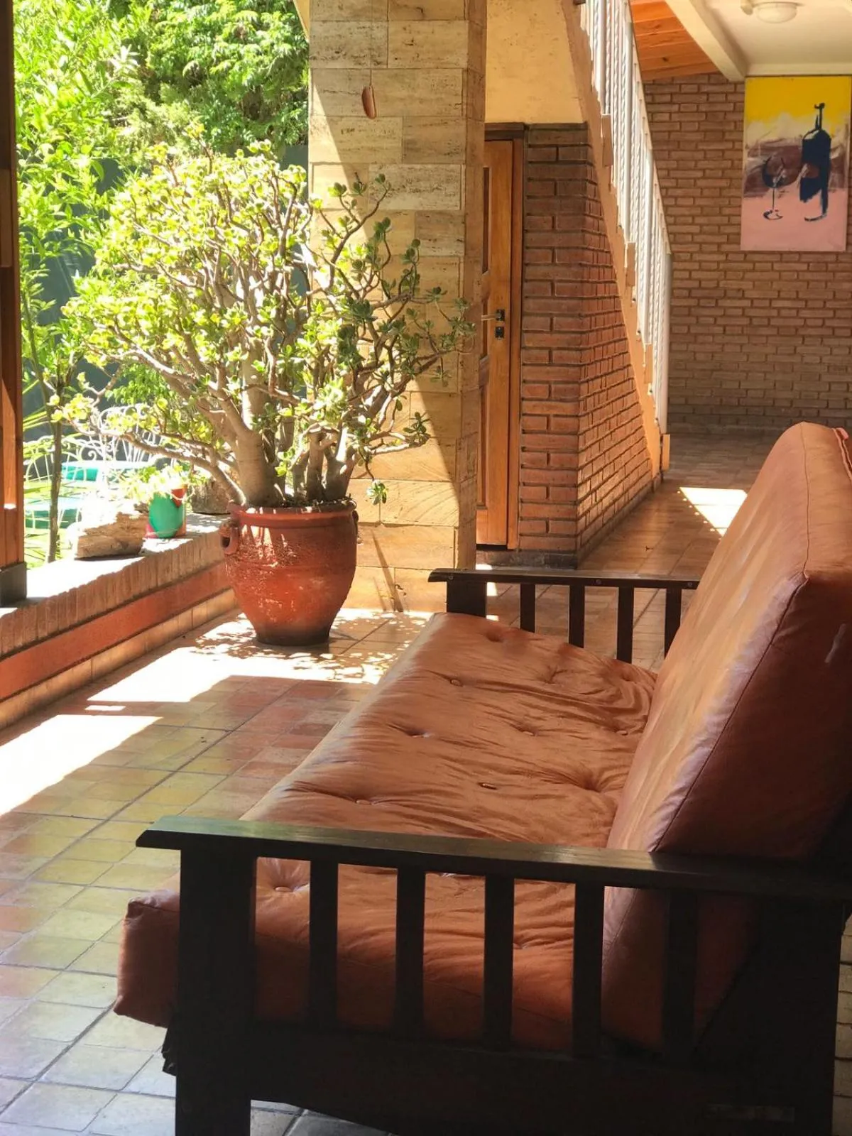 Garden view in Hotel Francia