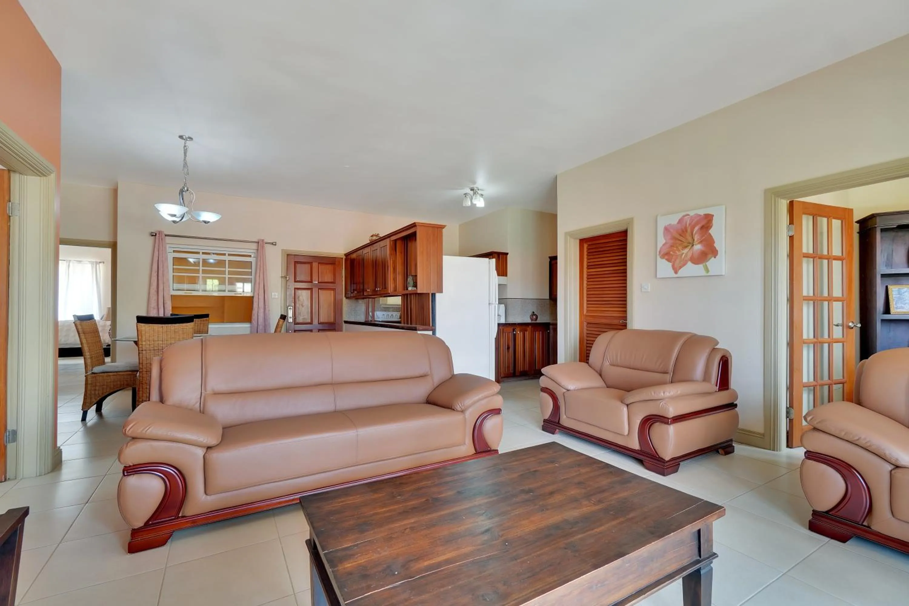 Kitchen or kitchenette in Mandela Court Suites Grenada