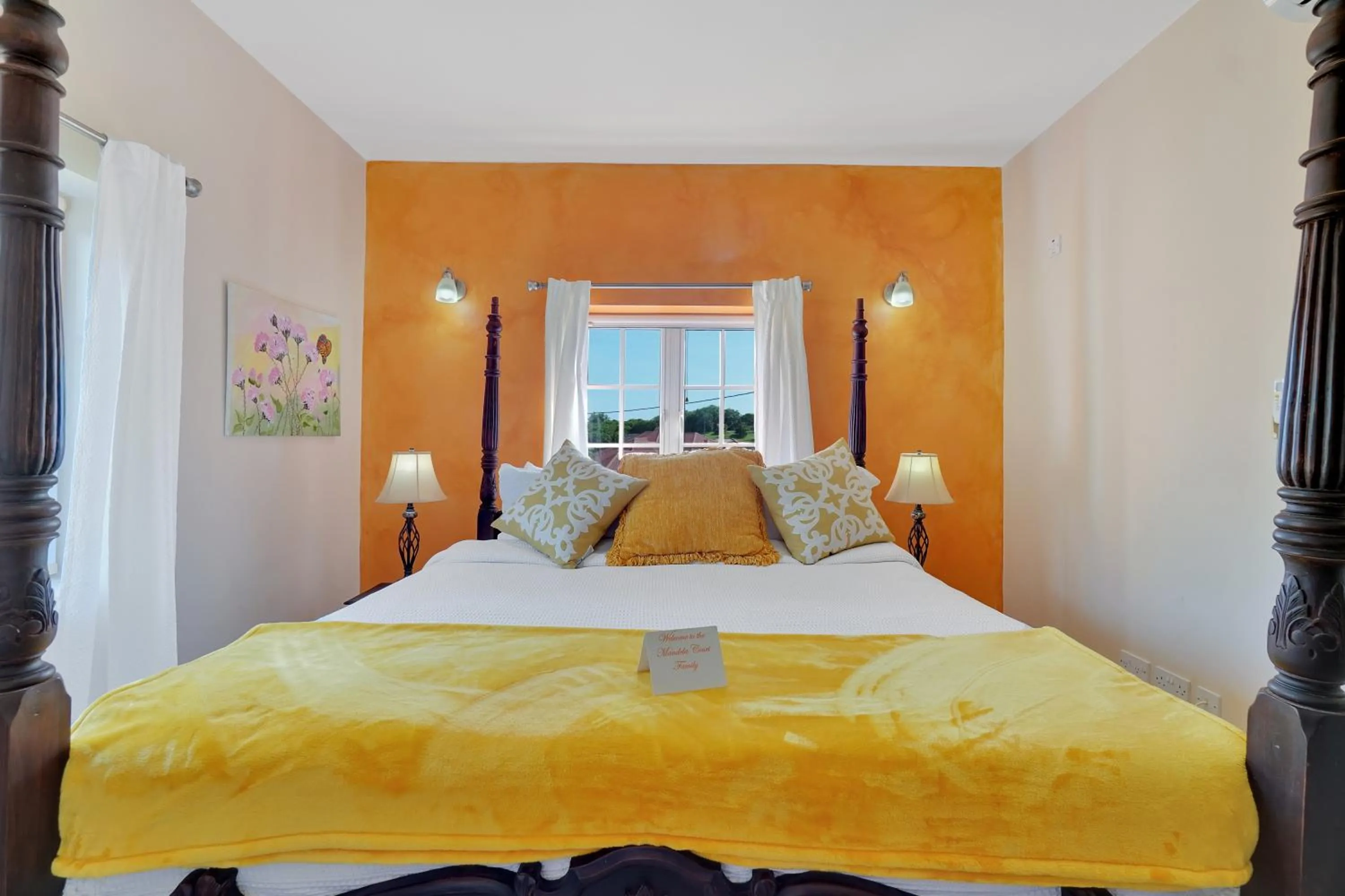 Bed in Mandela Court Suites Grenada