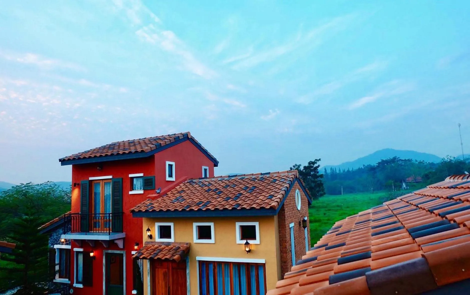 Balcony/Terrace in Villa Di Montagna at Khaoyai