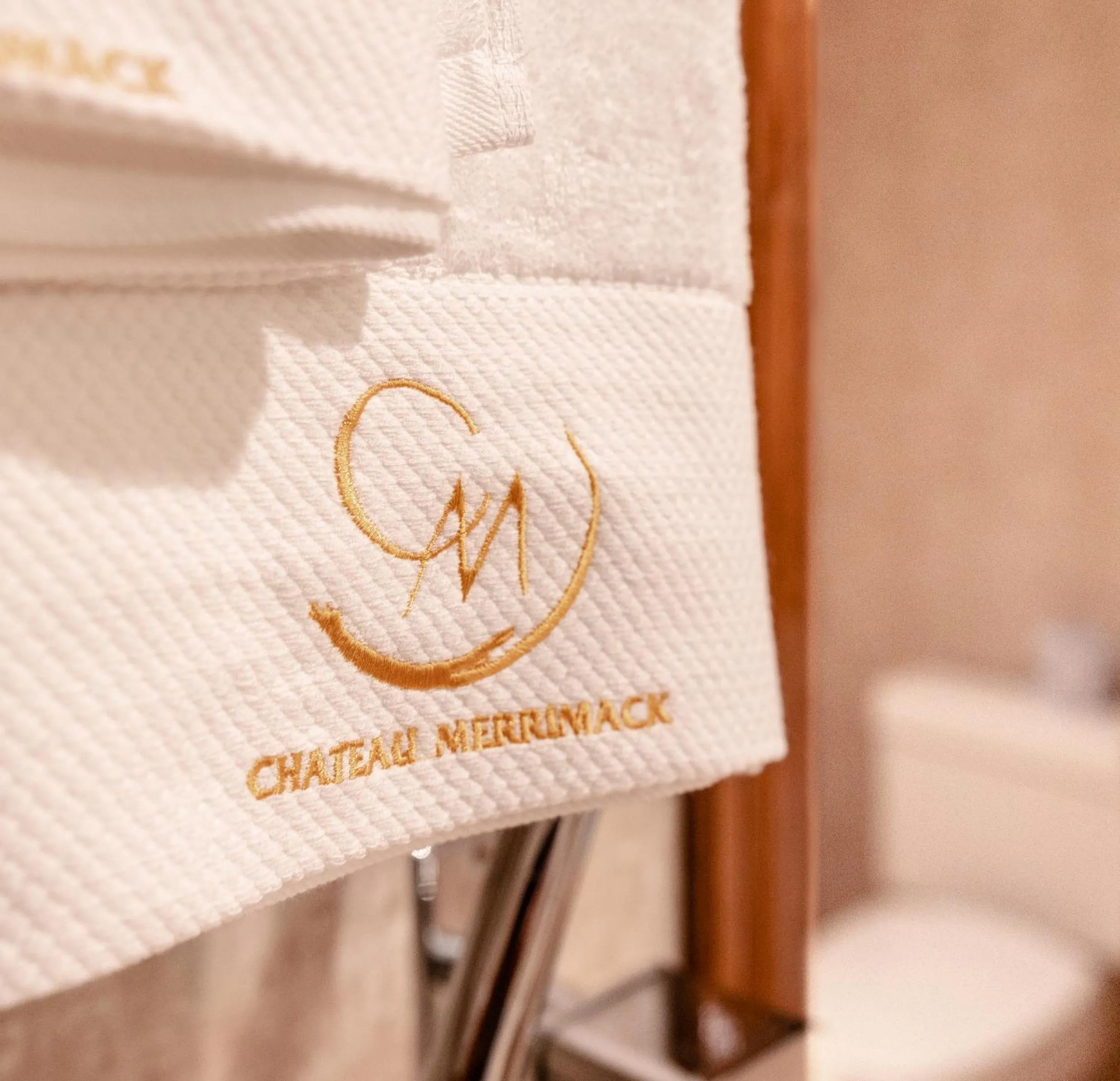 Property logo or sign in Chateau Merrimack Hotel & Spa