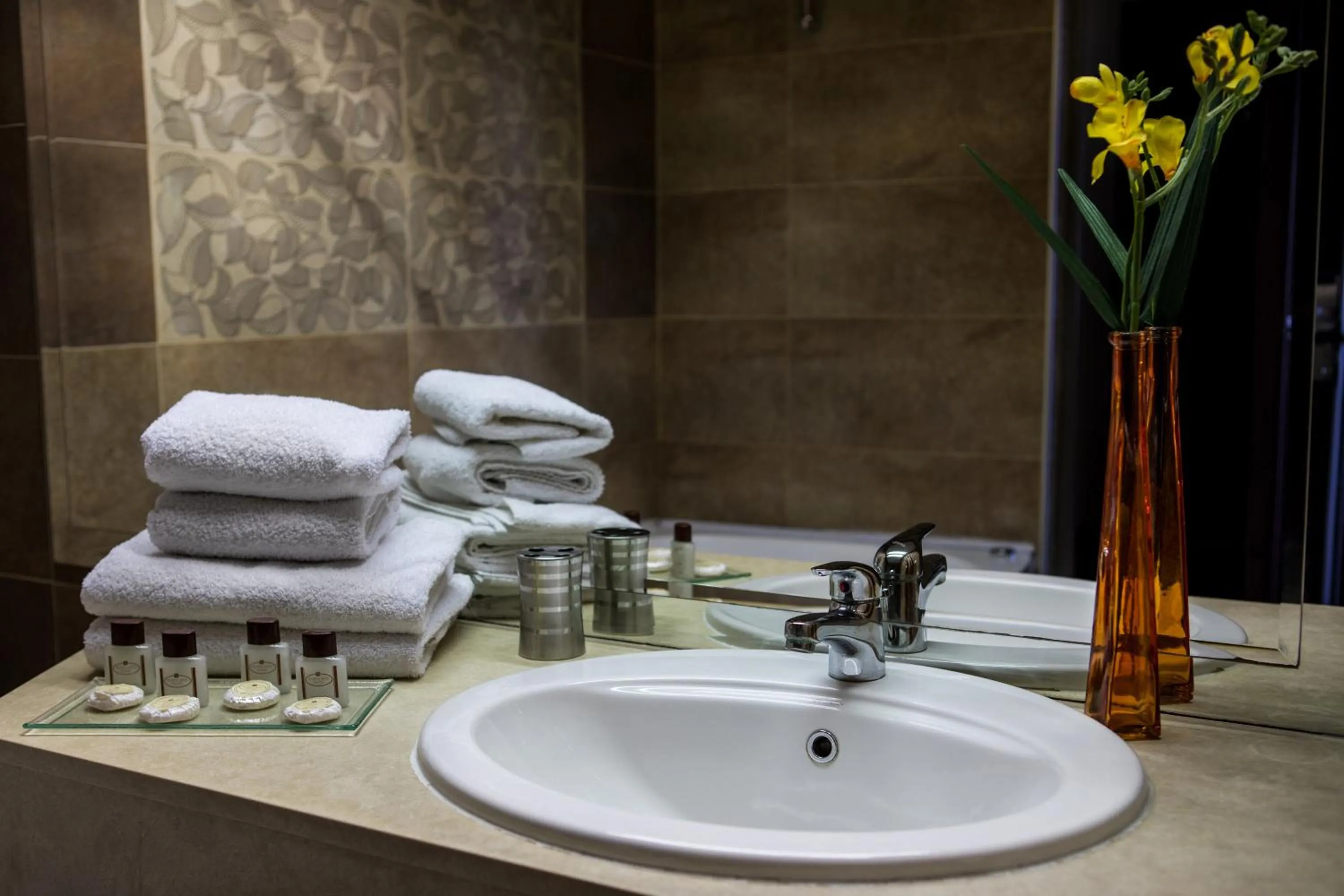 Bathroom in Business Hotel Plovdiv - Central Location