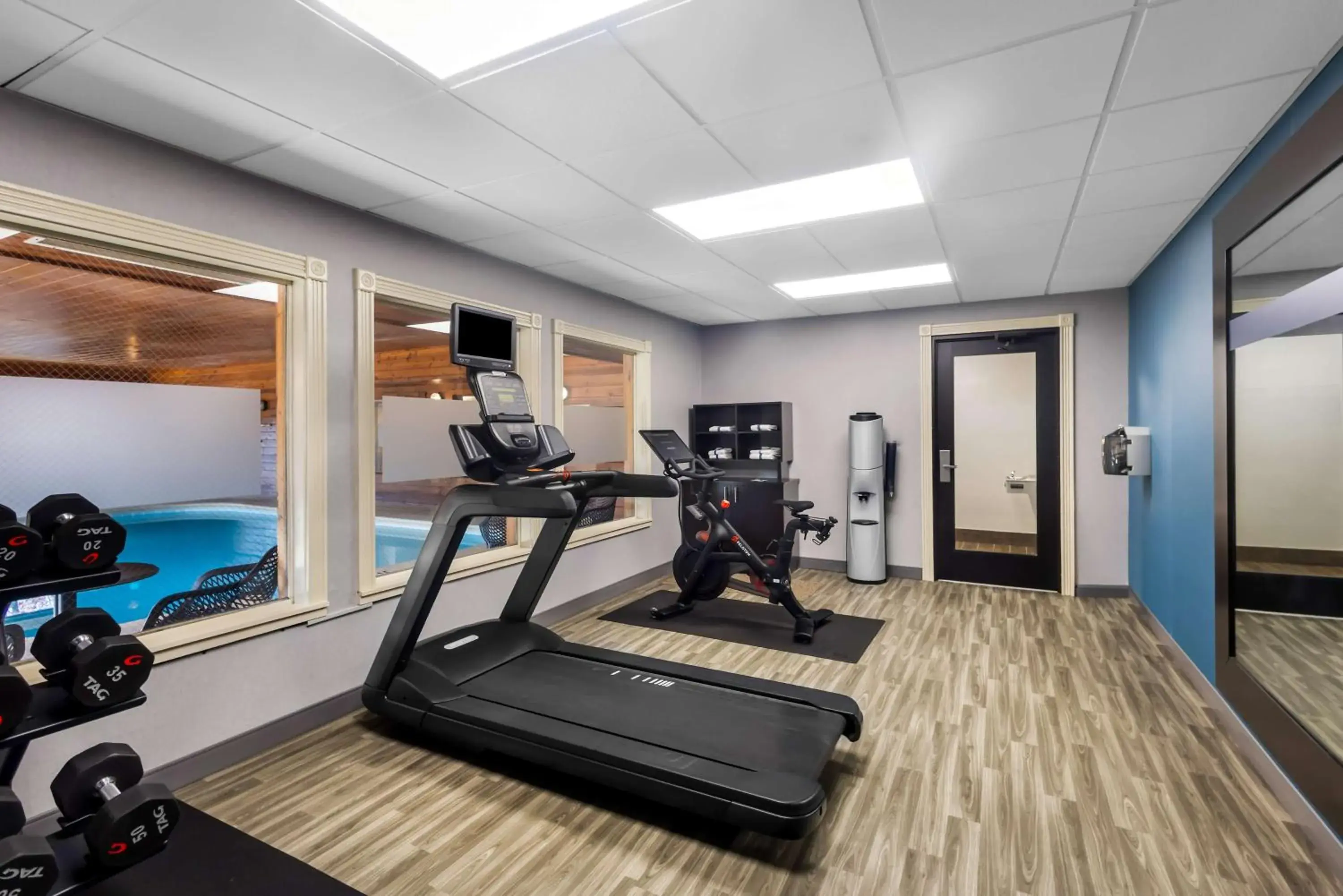 Fitness centre/facilities in Hampton Inn Marion Fitness centre/facilities in Hampton Inn Marion