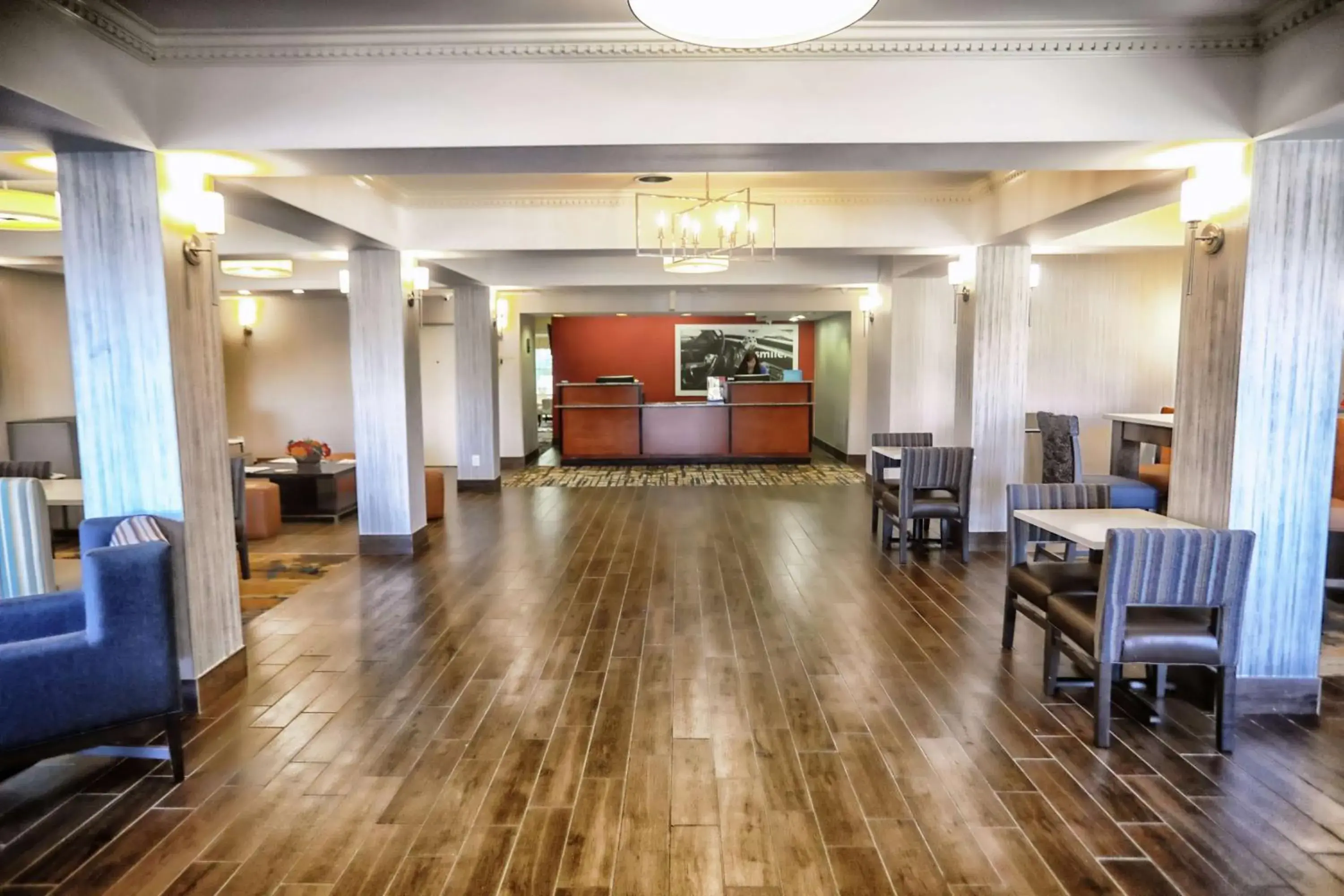 Lobby or reception in Hampton Inn Marion Lobby or reception in Hampton Inn Marion