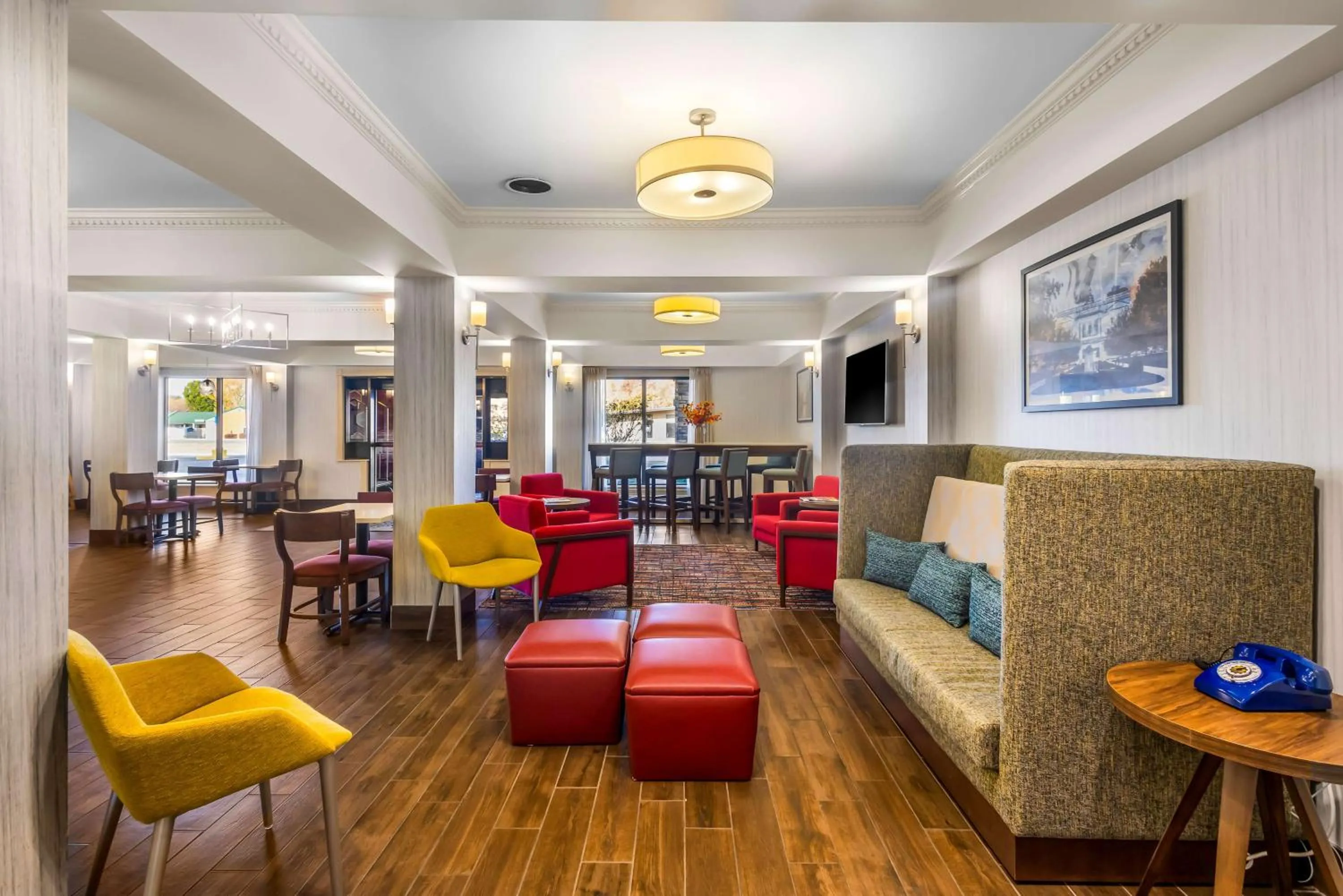 Lobby or reception in Hampton Inn Marion