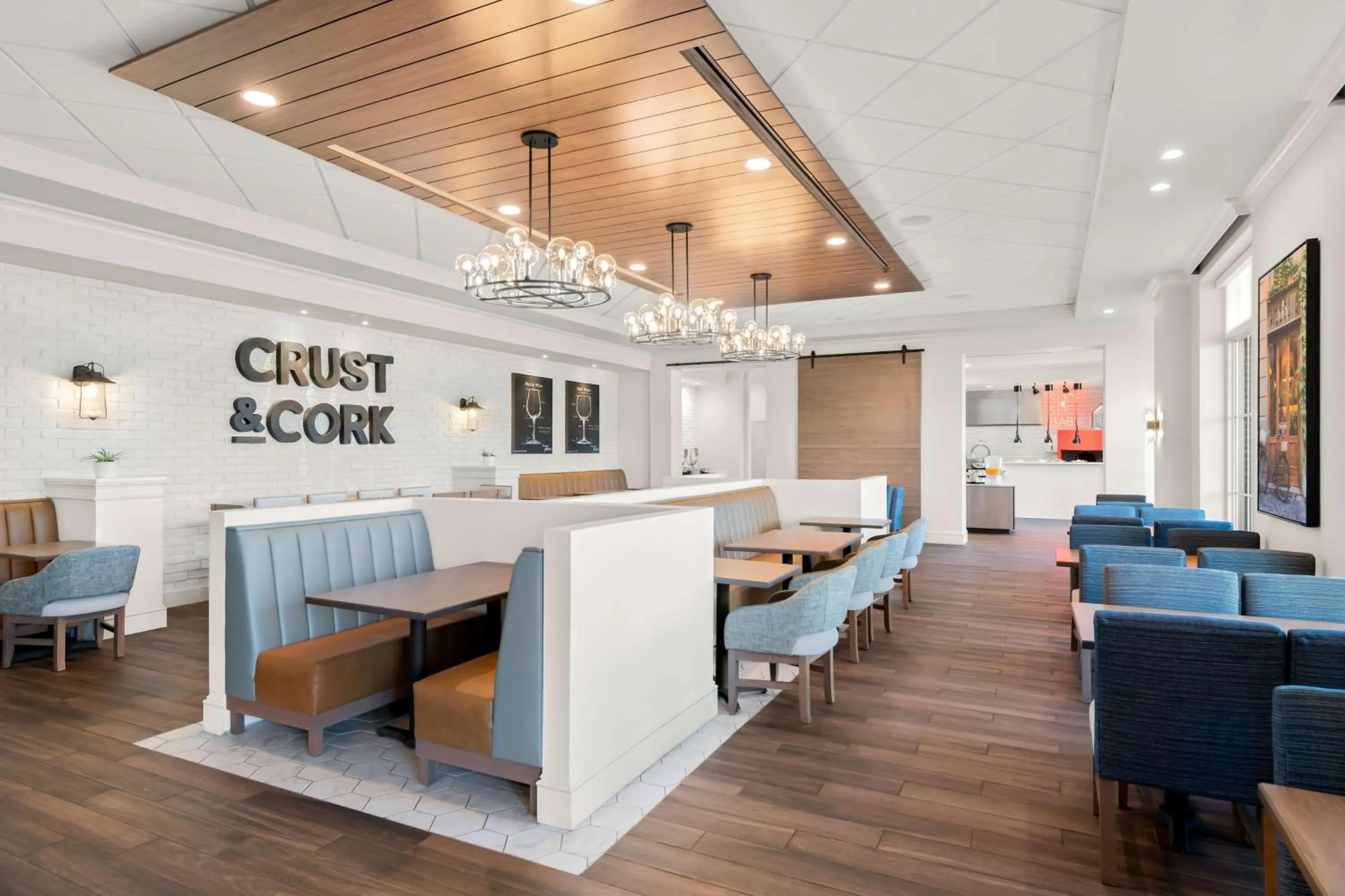 Restaurant/places to eat in Hilton Garden Inn Suffolk Riverfront