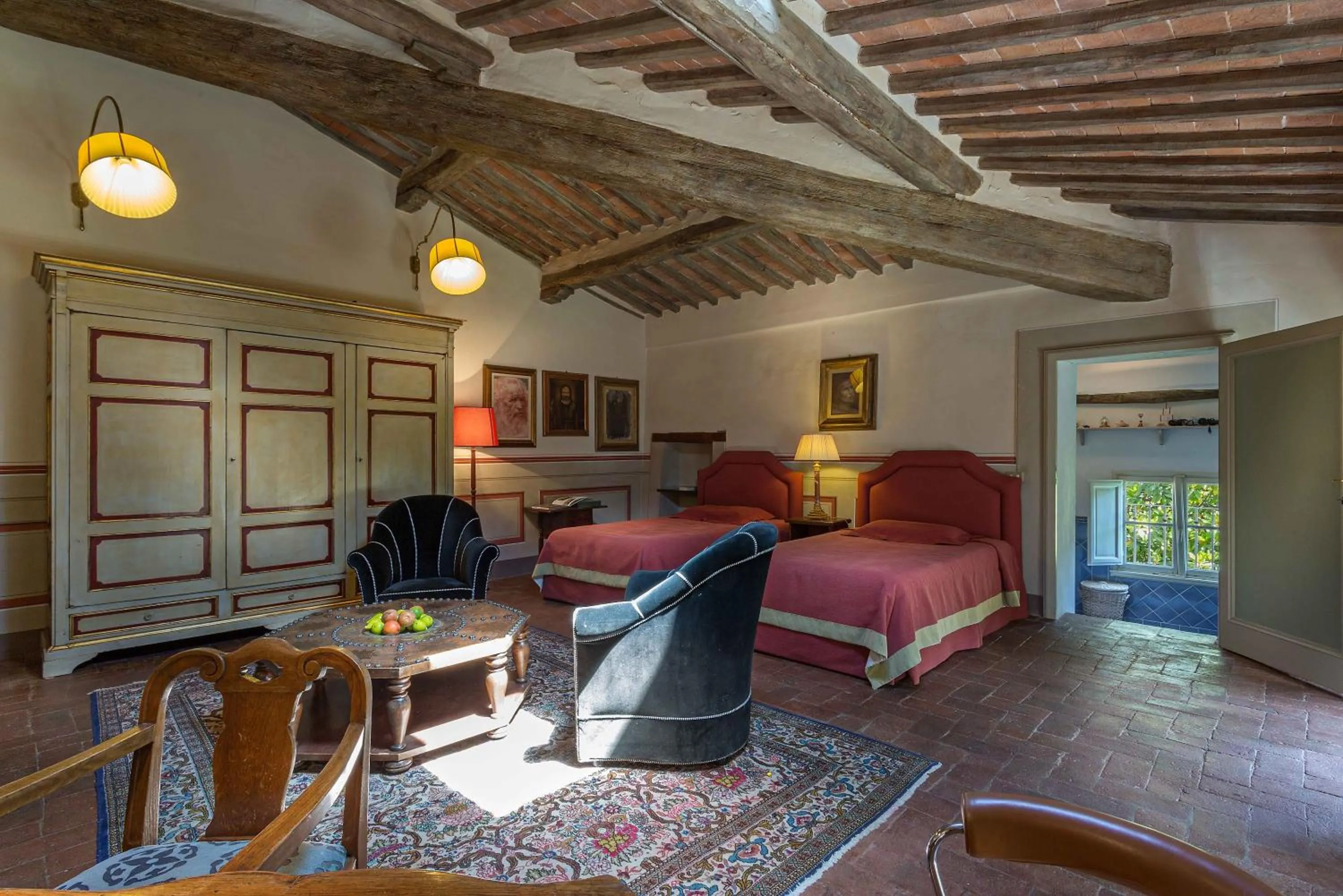 Bedroom in Coselli 's Collection. Luxury Villas Rental