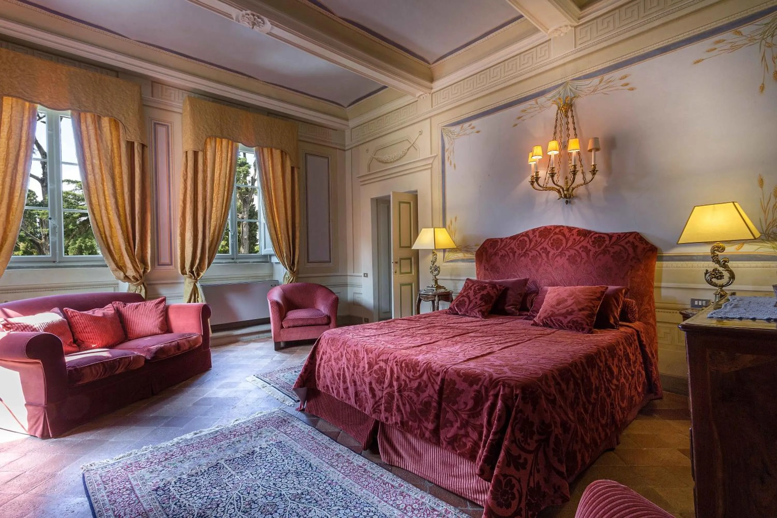 Bedroom in Coselli 's Collection. Luxury Villas Rental