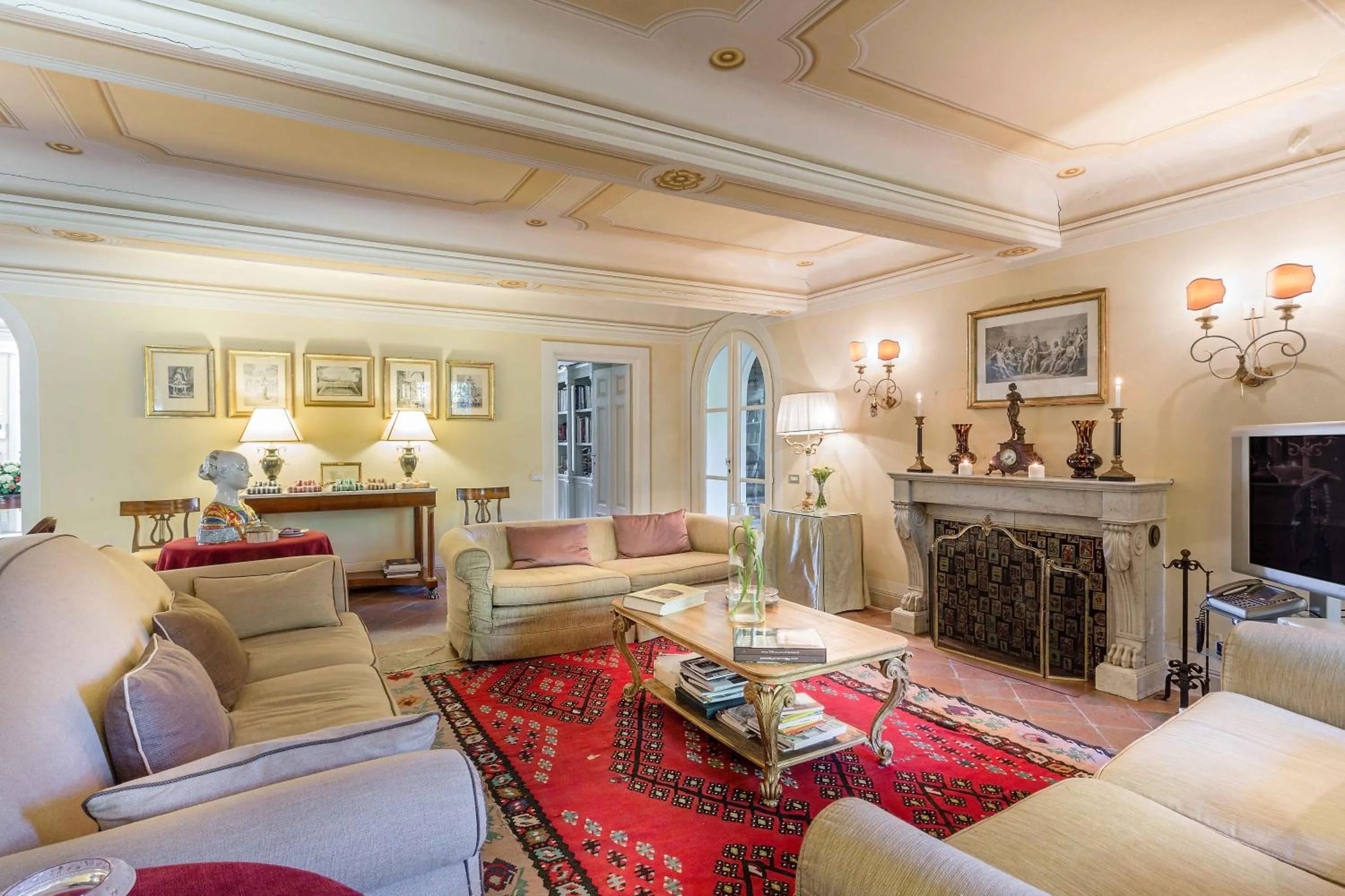 Living room in Coselli 's Collection. Luxury Villas Rental