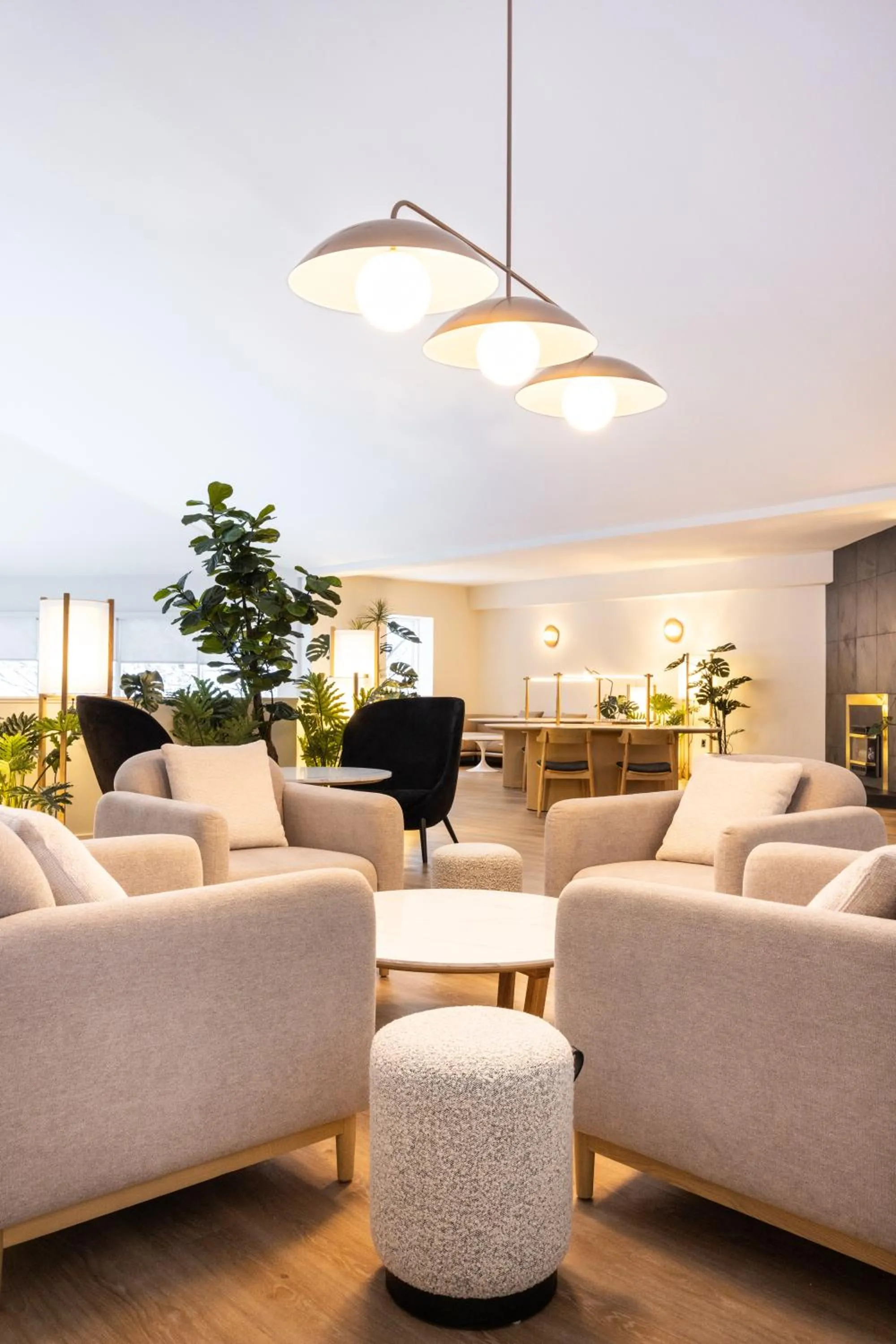 Lounge or bar in Auberge de la Montagne Coupée