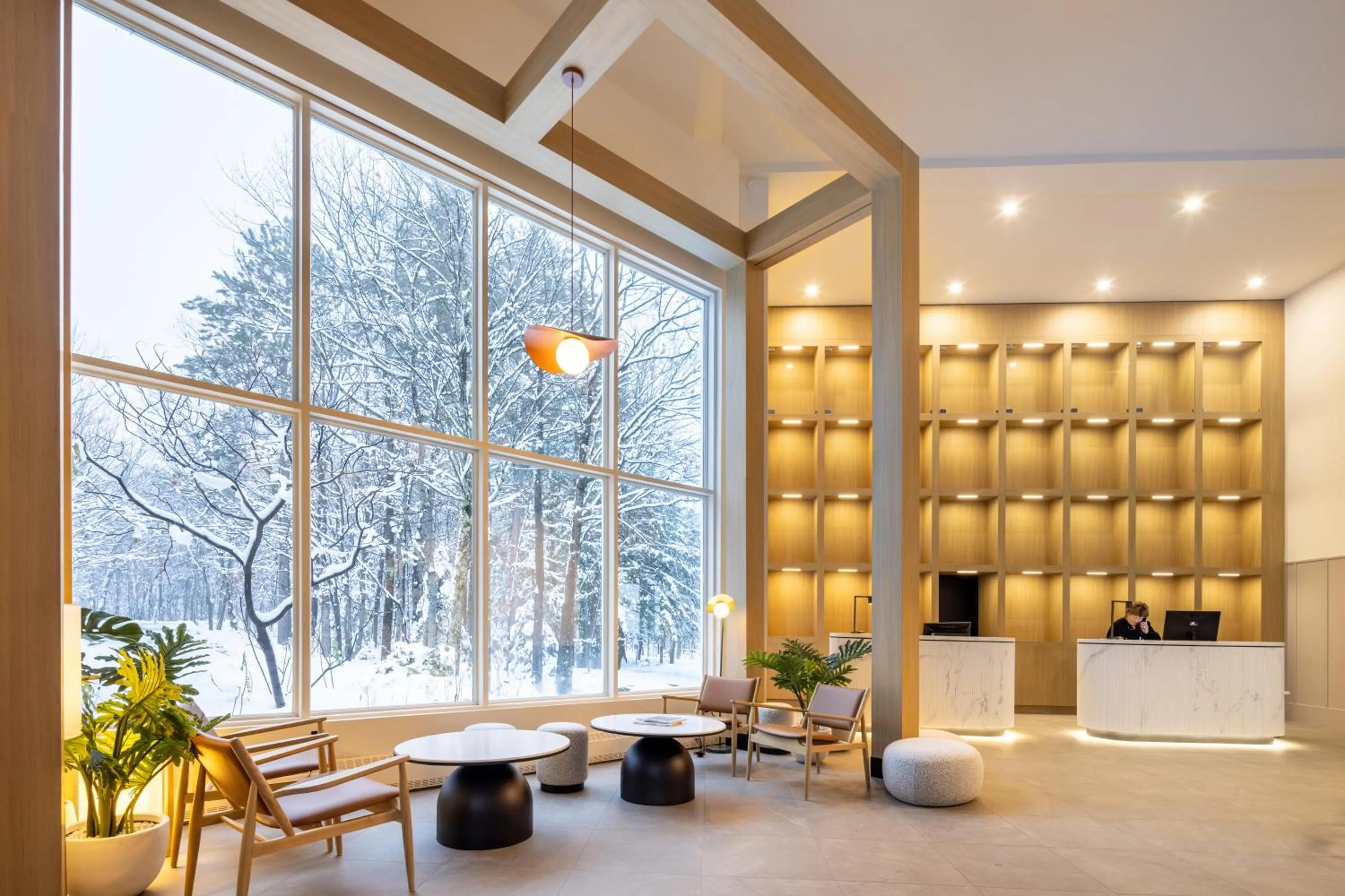 Lobby or reception in Auberge de la Montagne Coupée