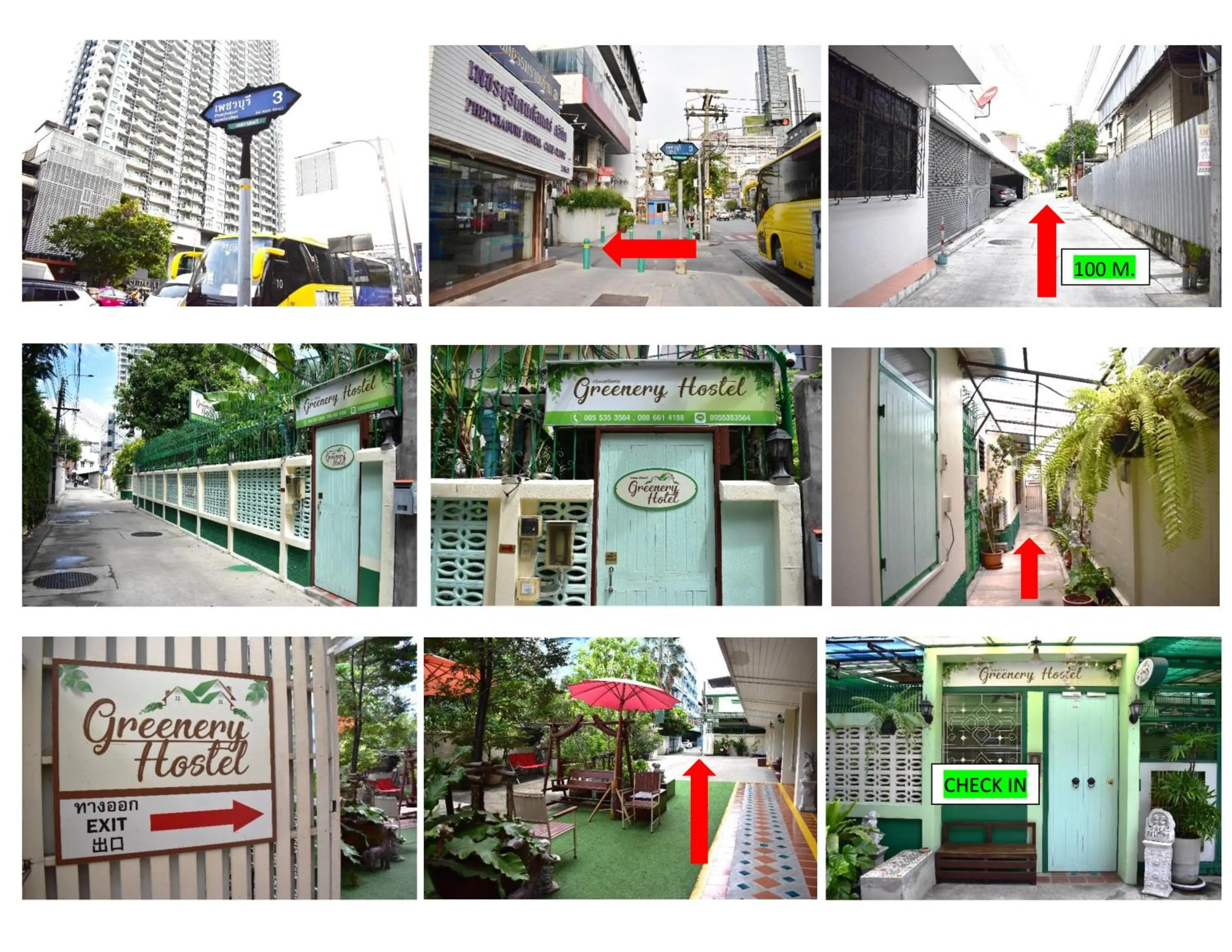 Property building in Greenery Hostel