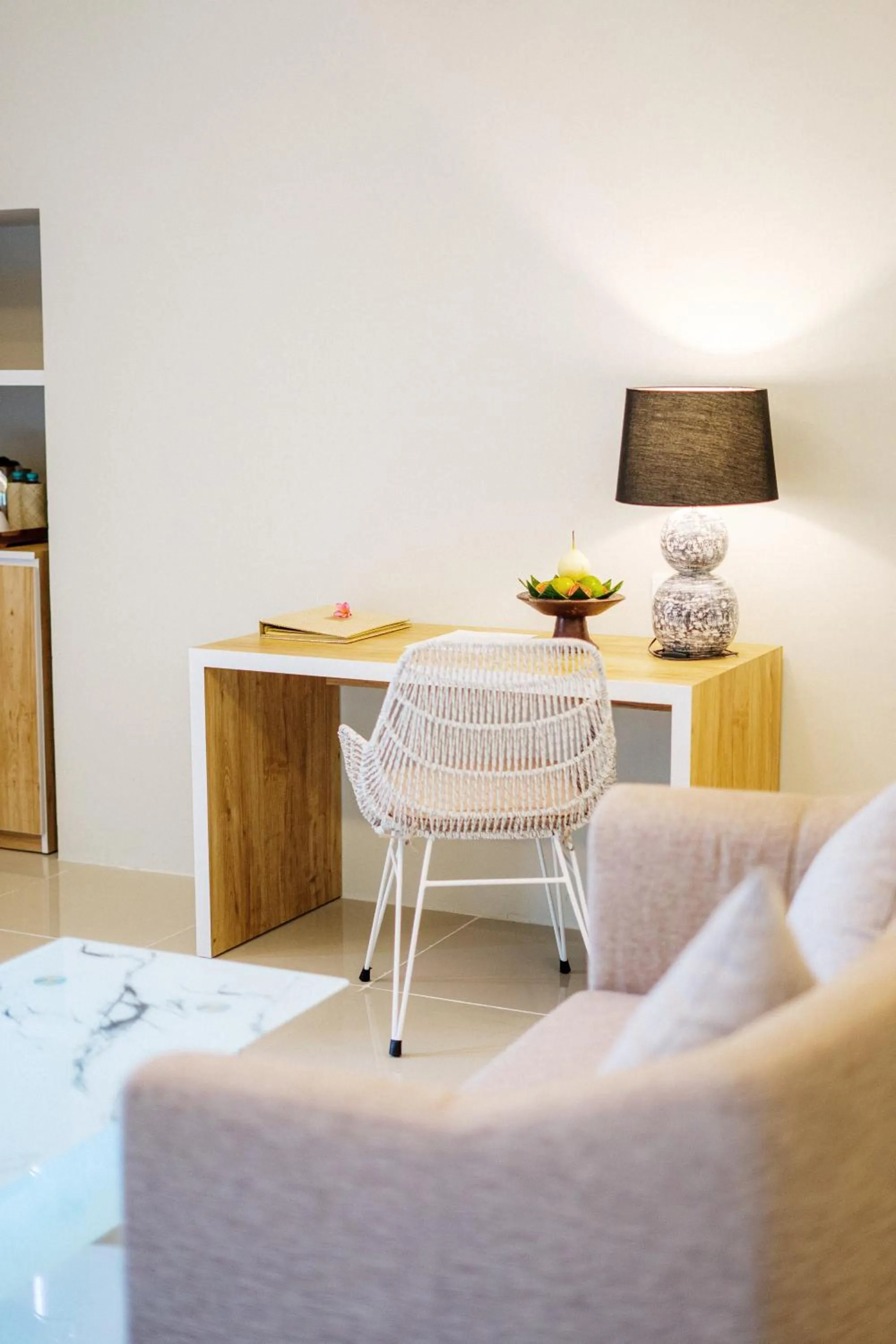 Living room in Tapa Tepi Kali Canggu