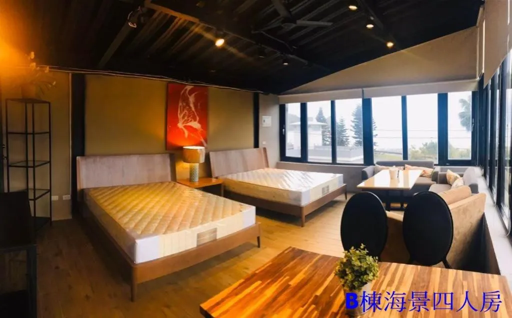 Bed in Sea Forest Homestay