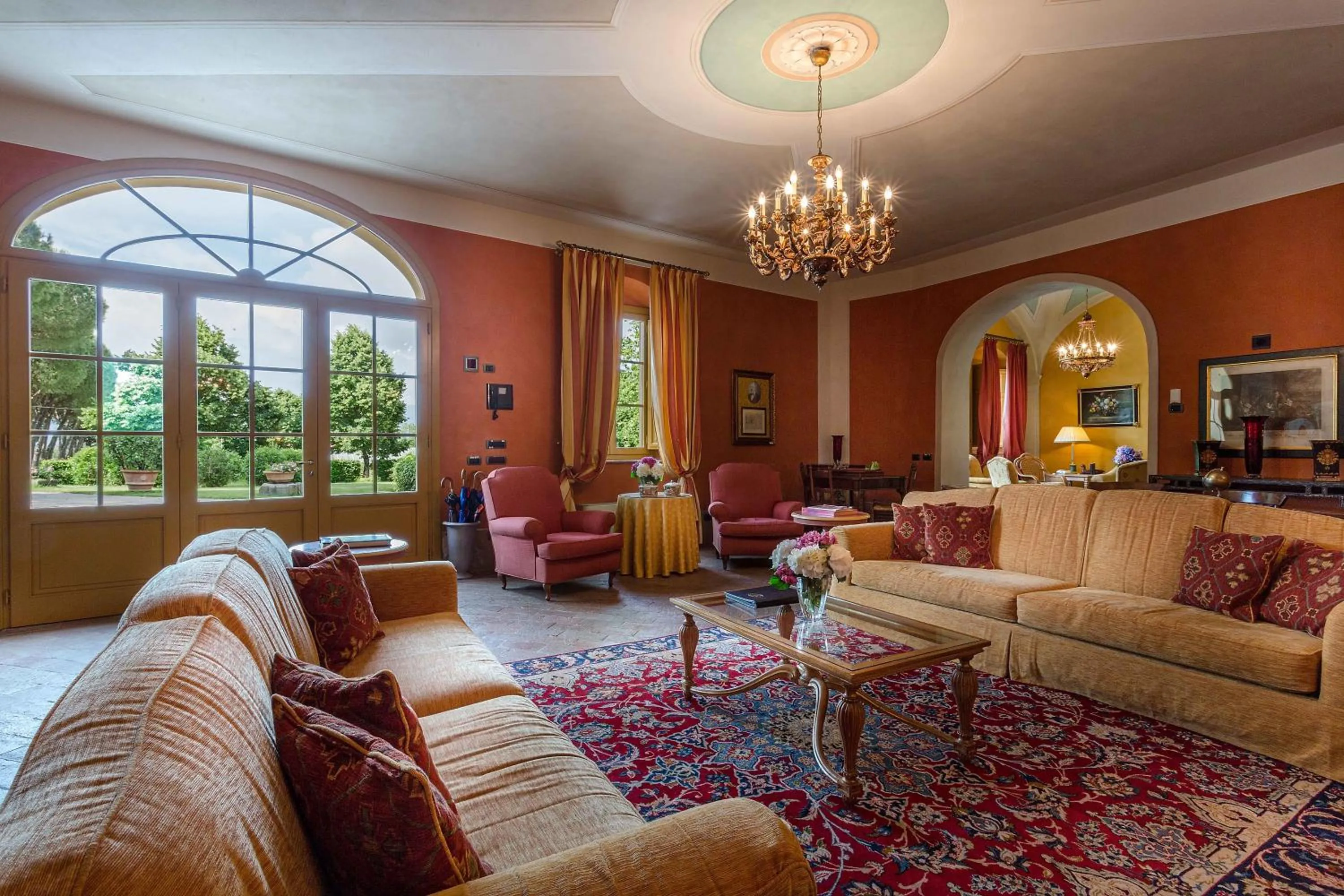 Living room in Coselli's luxury Villas