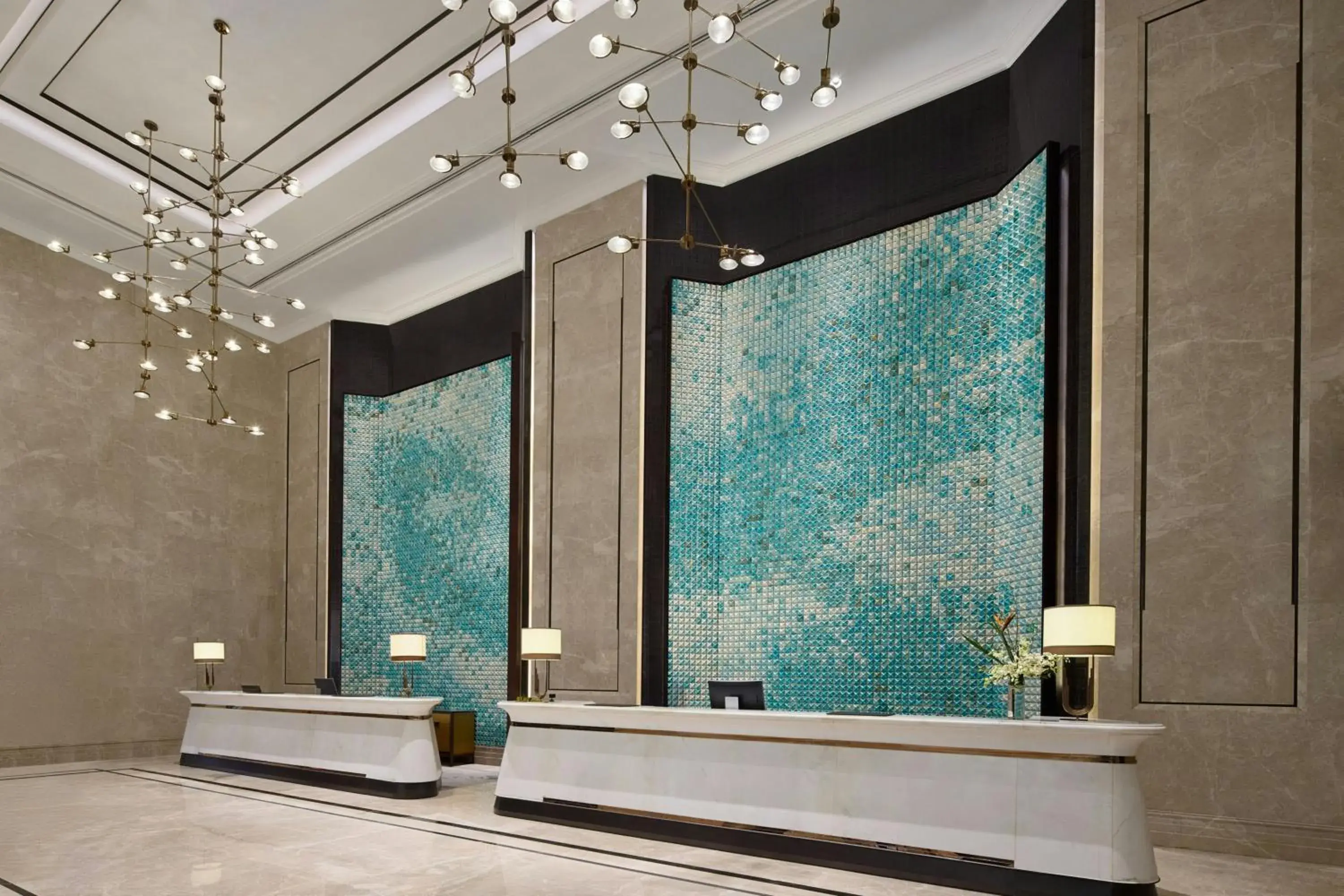 Lobby or reception in Grand New Century Hotel, Hangzhou Boao, A Tribute Portfolio Hotel Lobby or reception in Grand New Century Hotel, Hangzhou Boao, A Tribute Portfolio Hotel