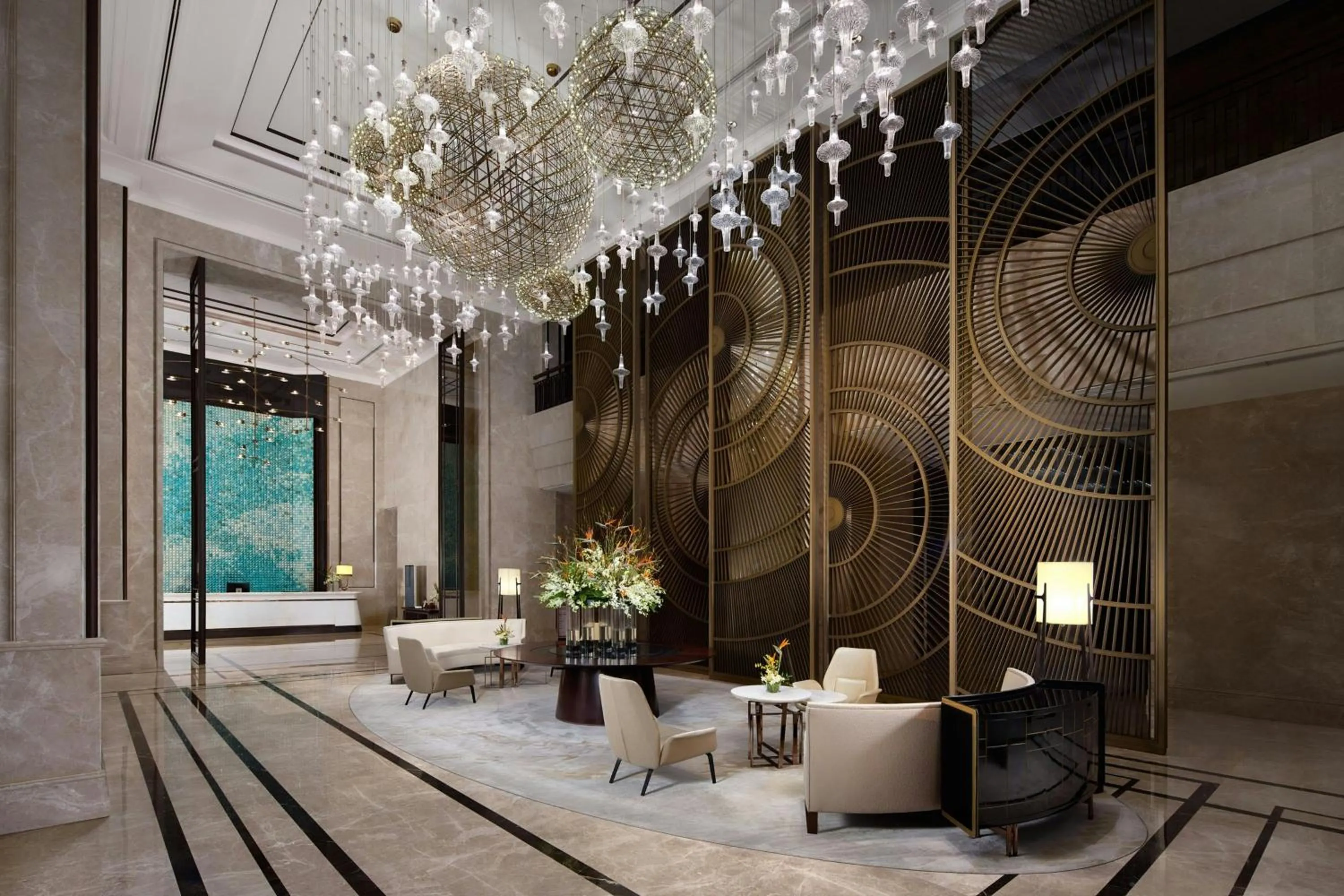 Lobby or reception in Grand New Century Hotel, Hangzhou Boao, A Tribute Portfolio Hotel