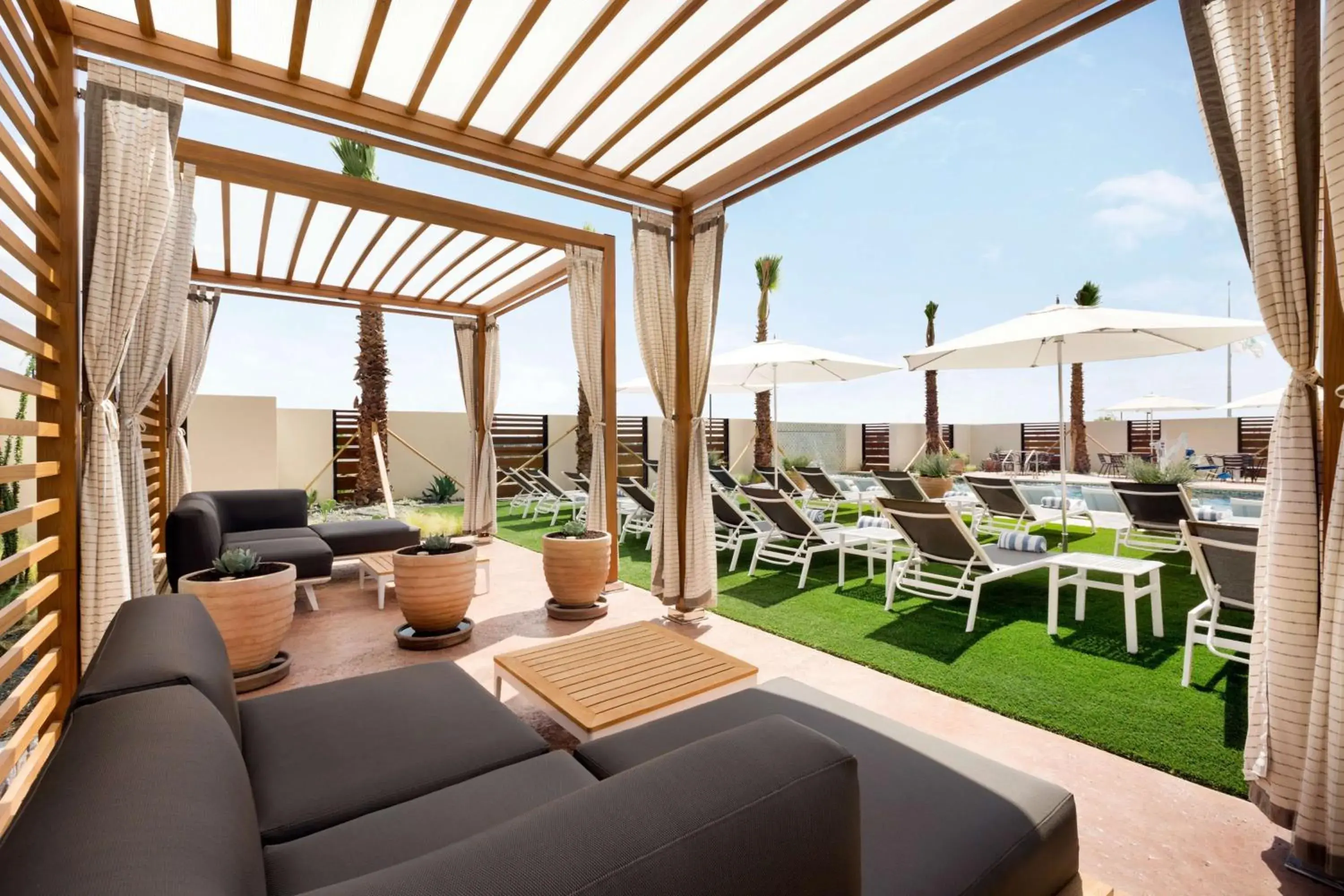 Pool view in Embassy Suites By Hilton San Antonio Landmark Pool view in Embassy Suites By Hilton San Antonio Landmark