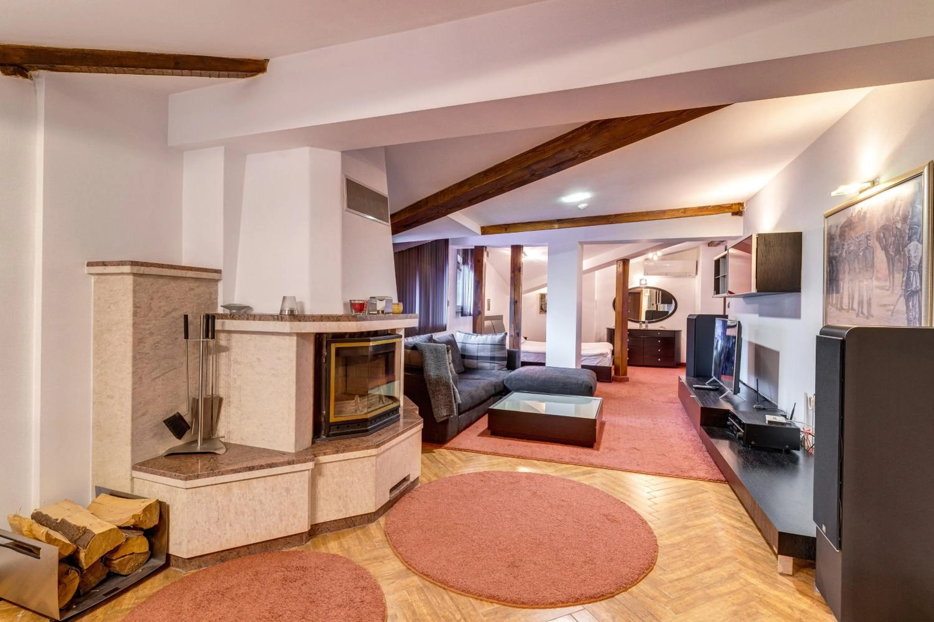 Living room in The Castle Complex