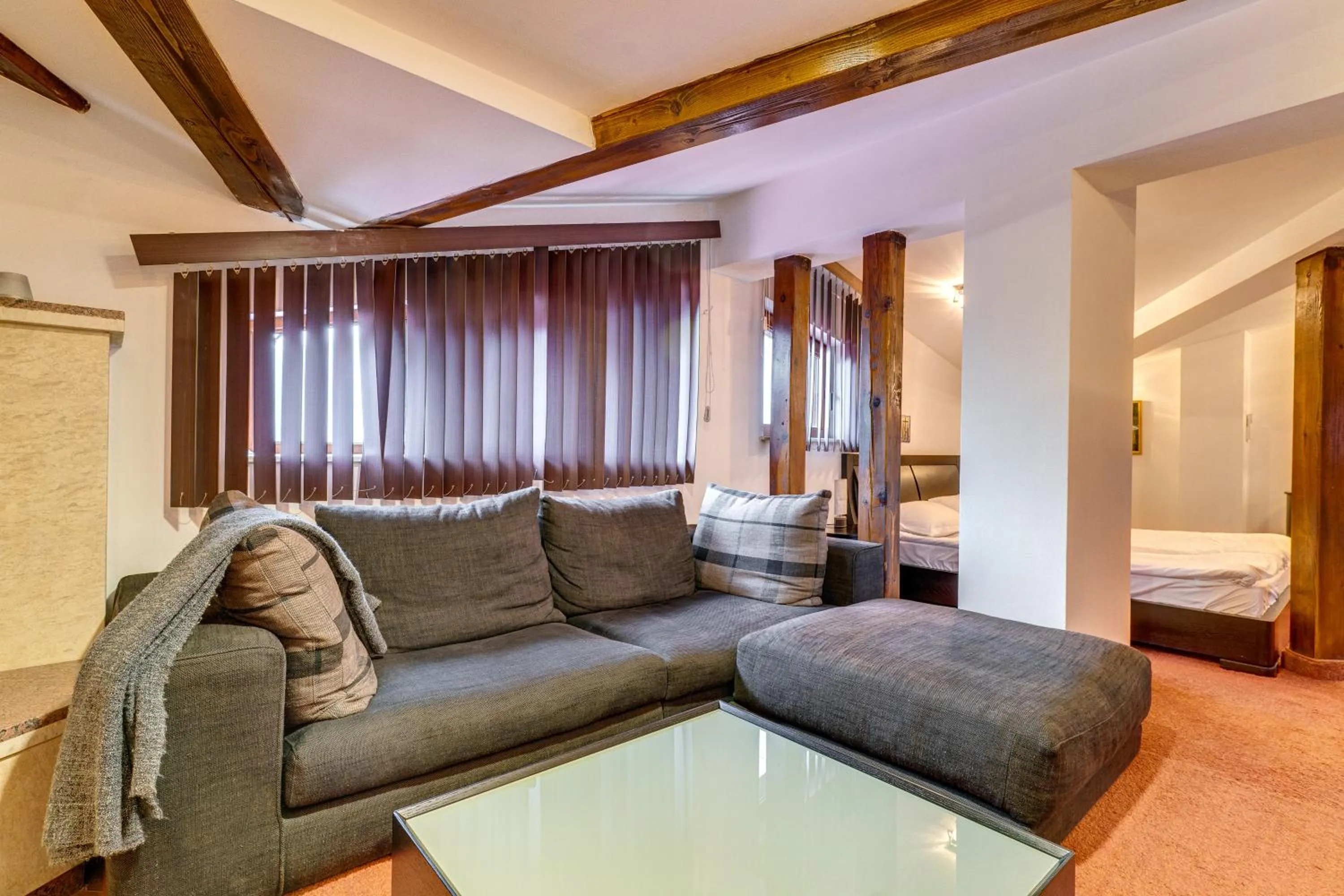 Living room, Bed in The Castle Complex