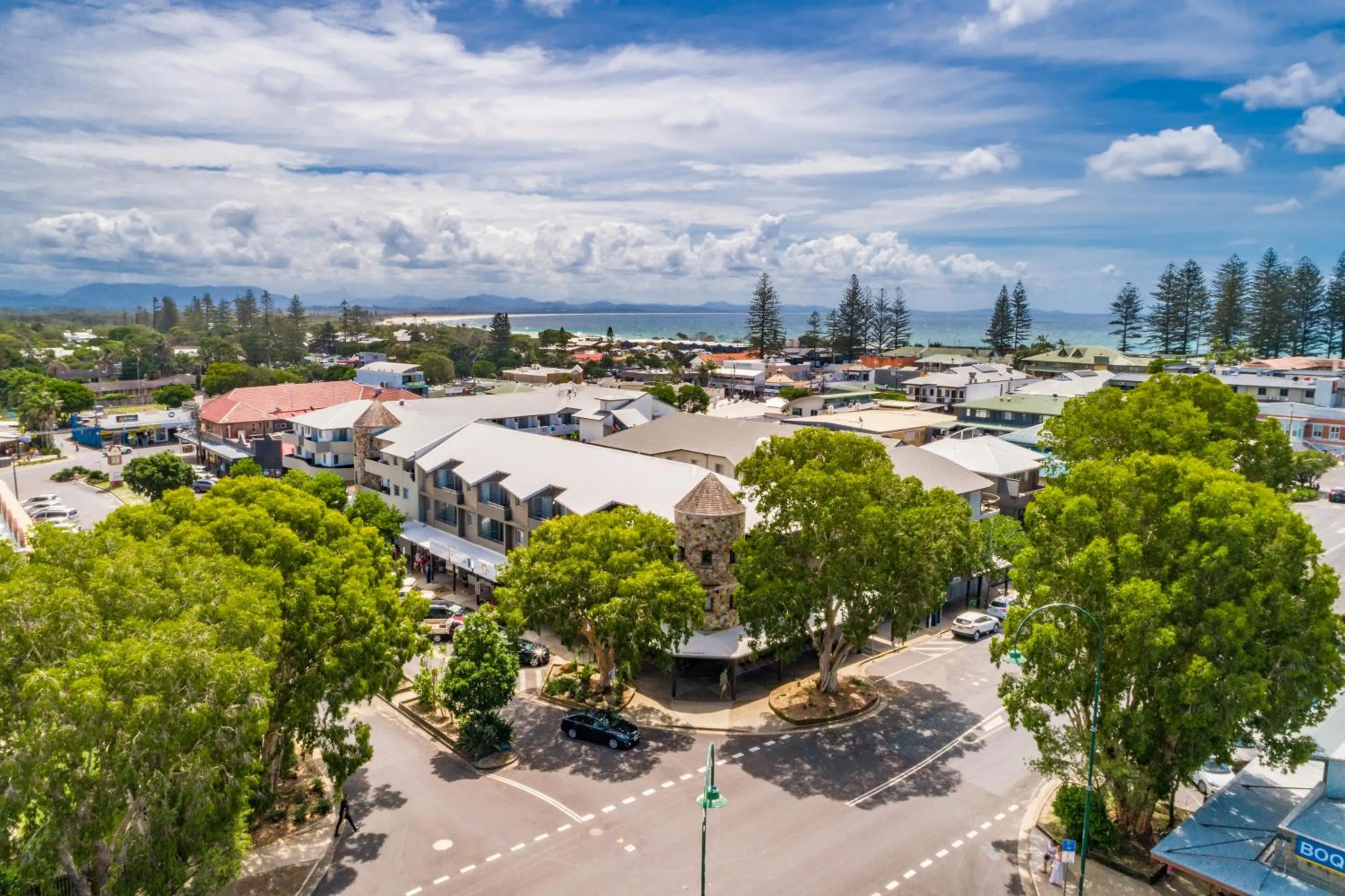 Bird's eye view in Byron Bay Hotel and Apartments