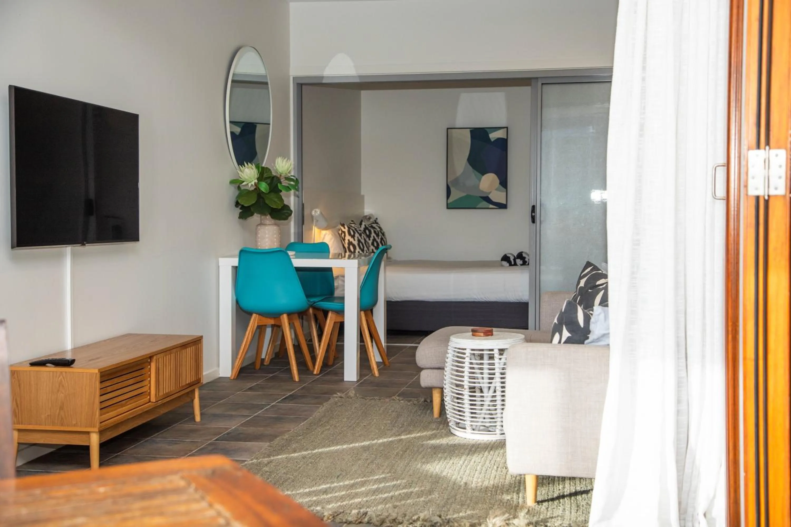 Living room in Lennox Holiday Apartments