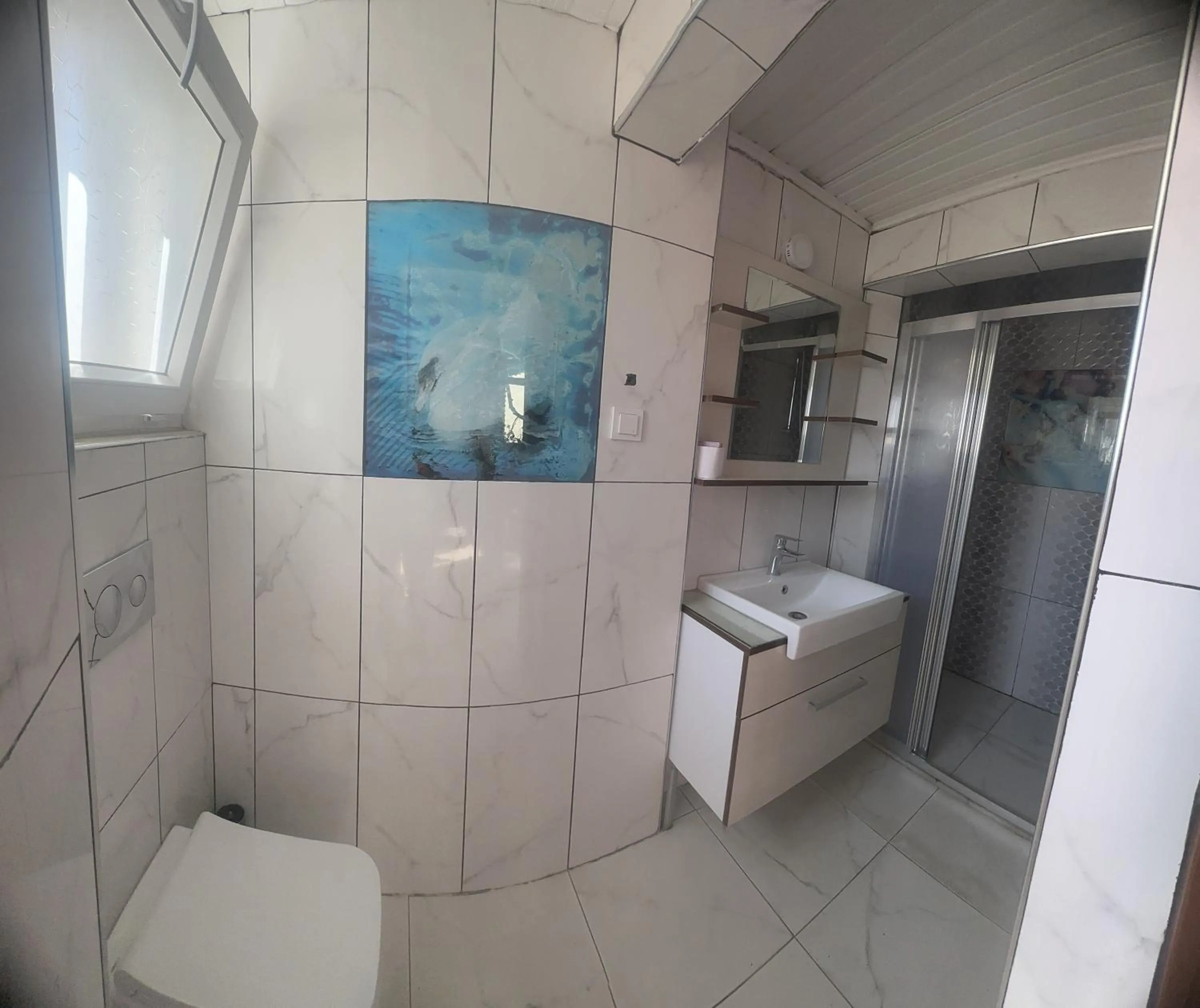 Shower in Erkal Pension