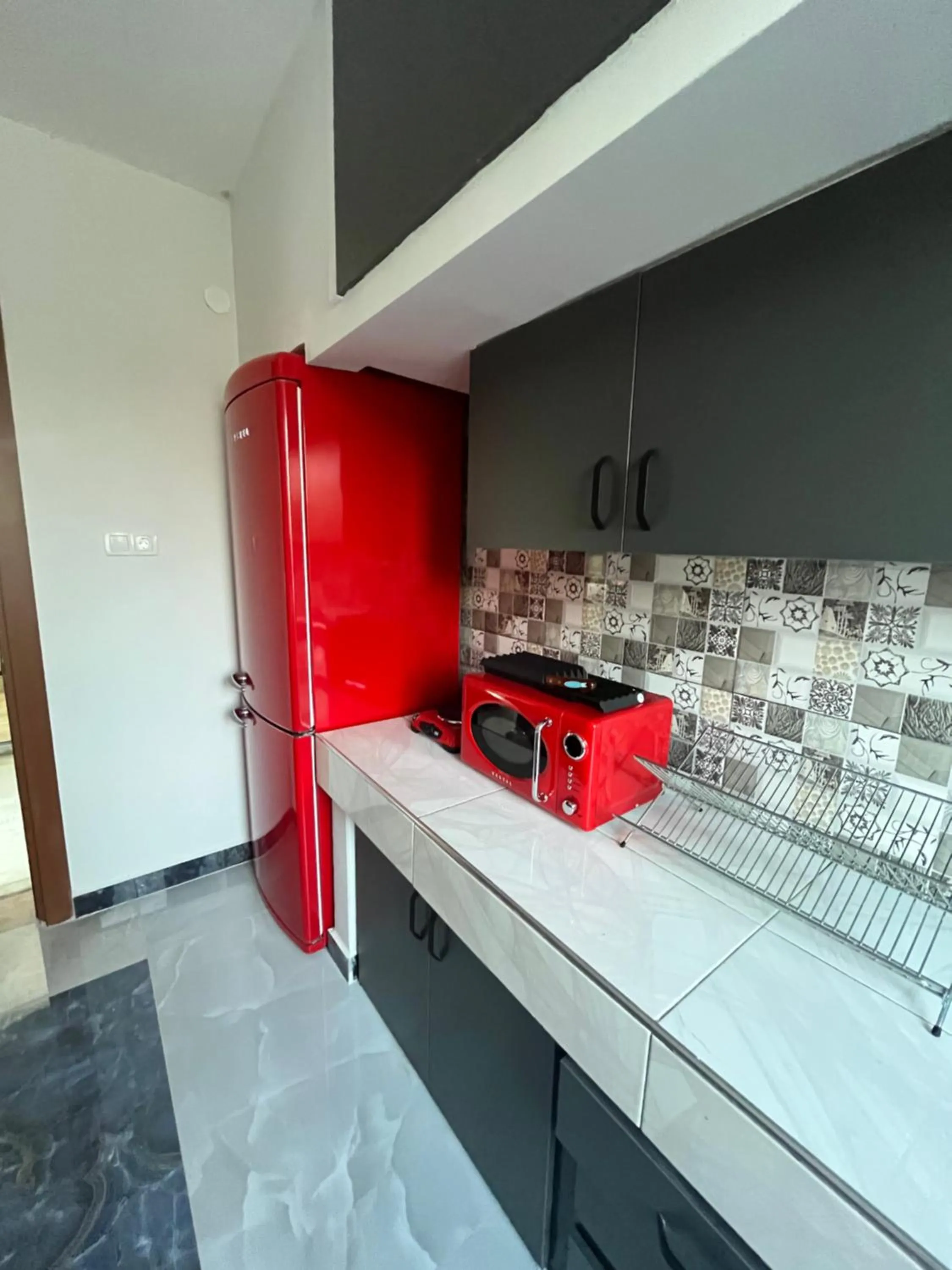 Kitchen or kitchenette in Erkal Pension