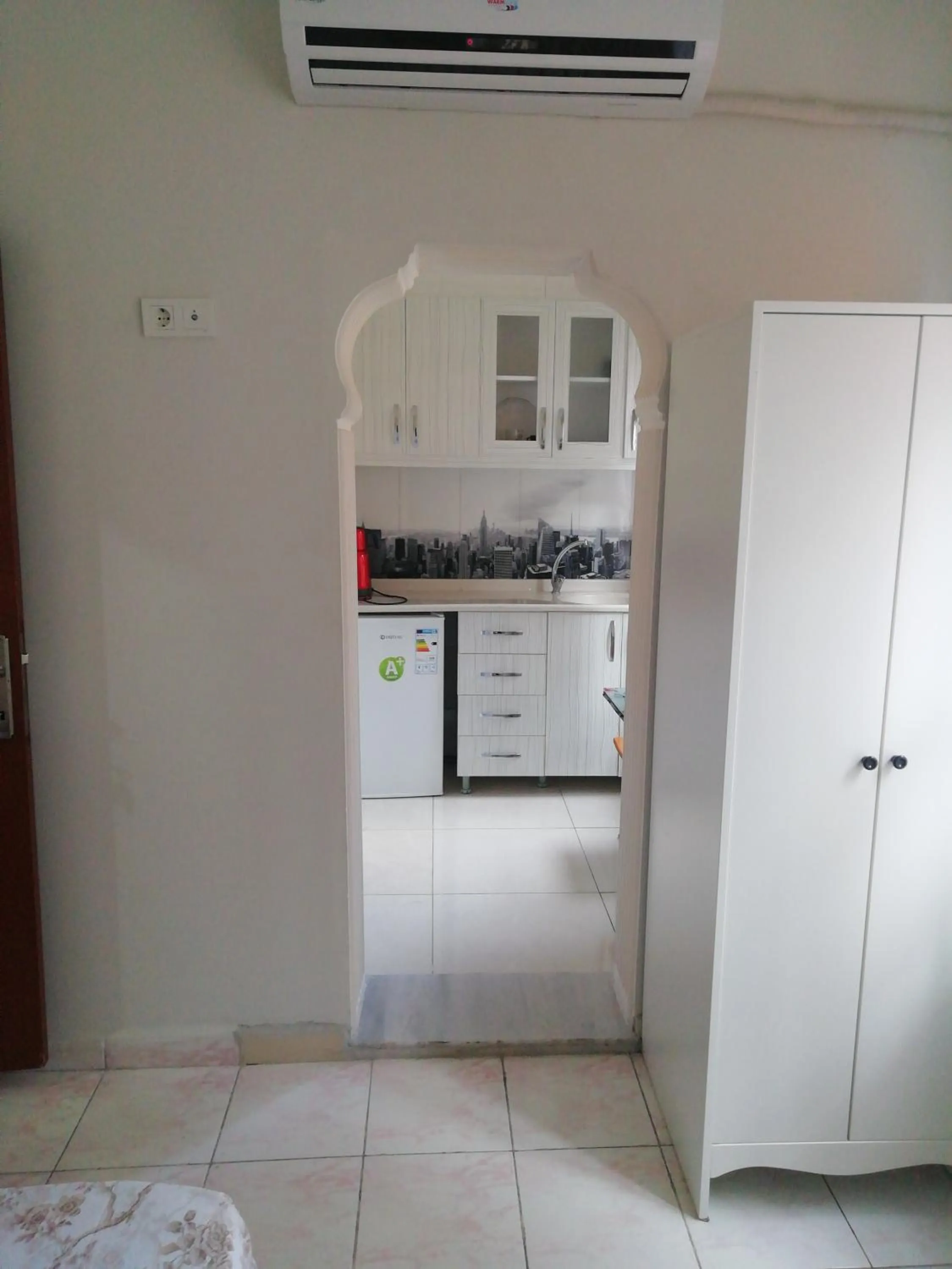 Kitchen or kitchenette in Erkal Pension
